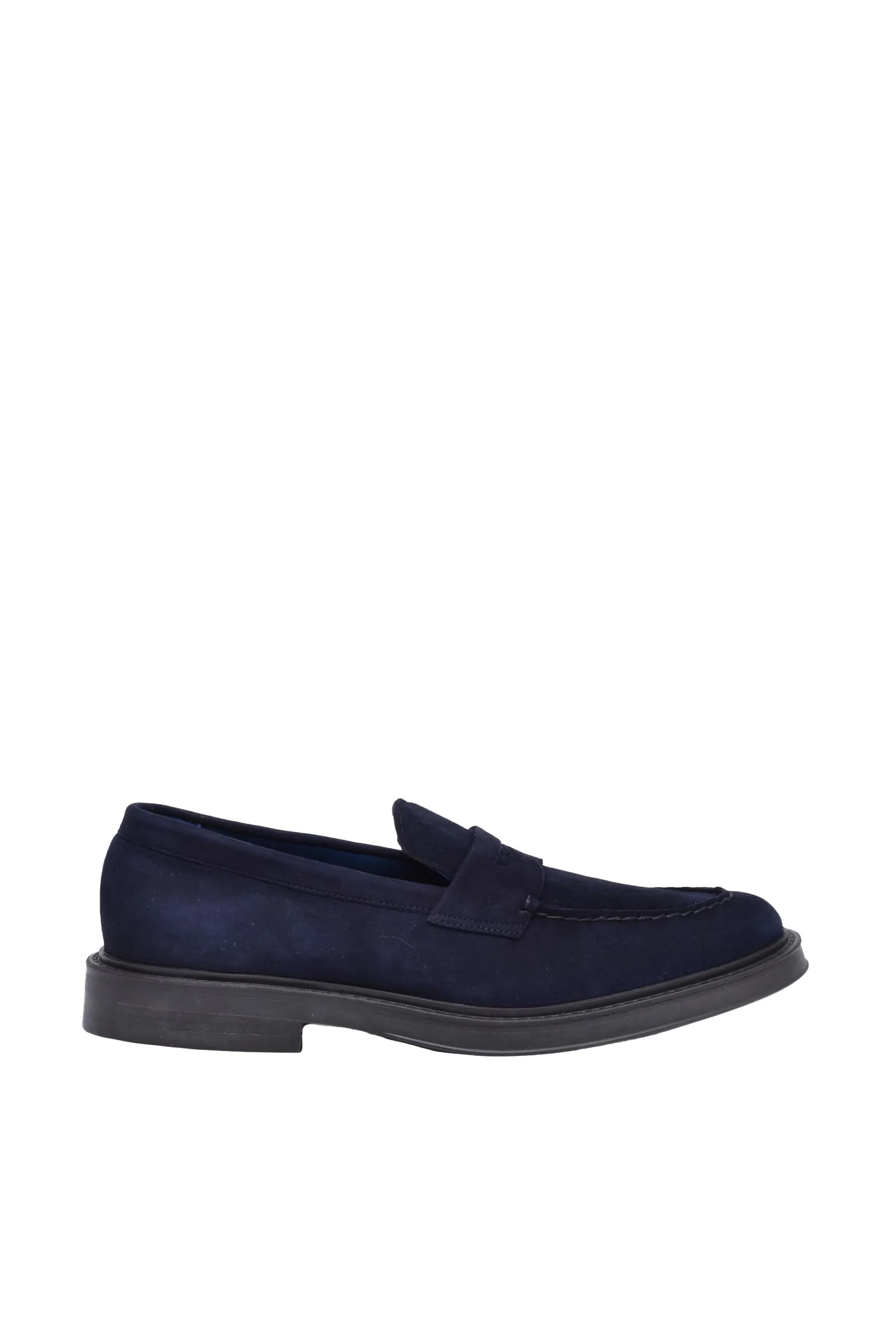 Mocassino in Suede Blu