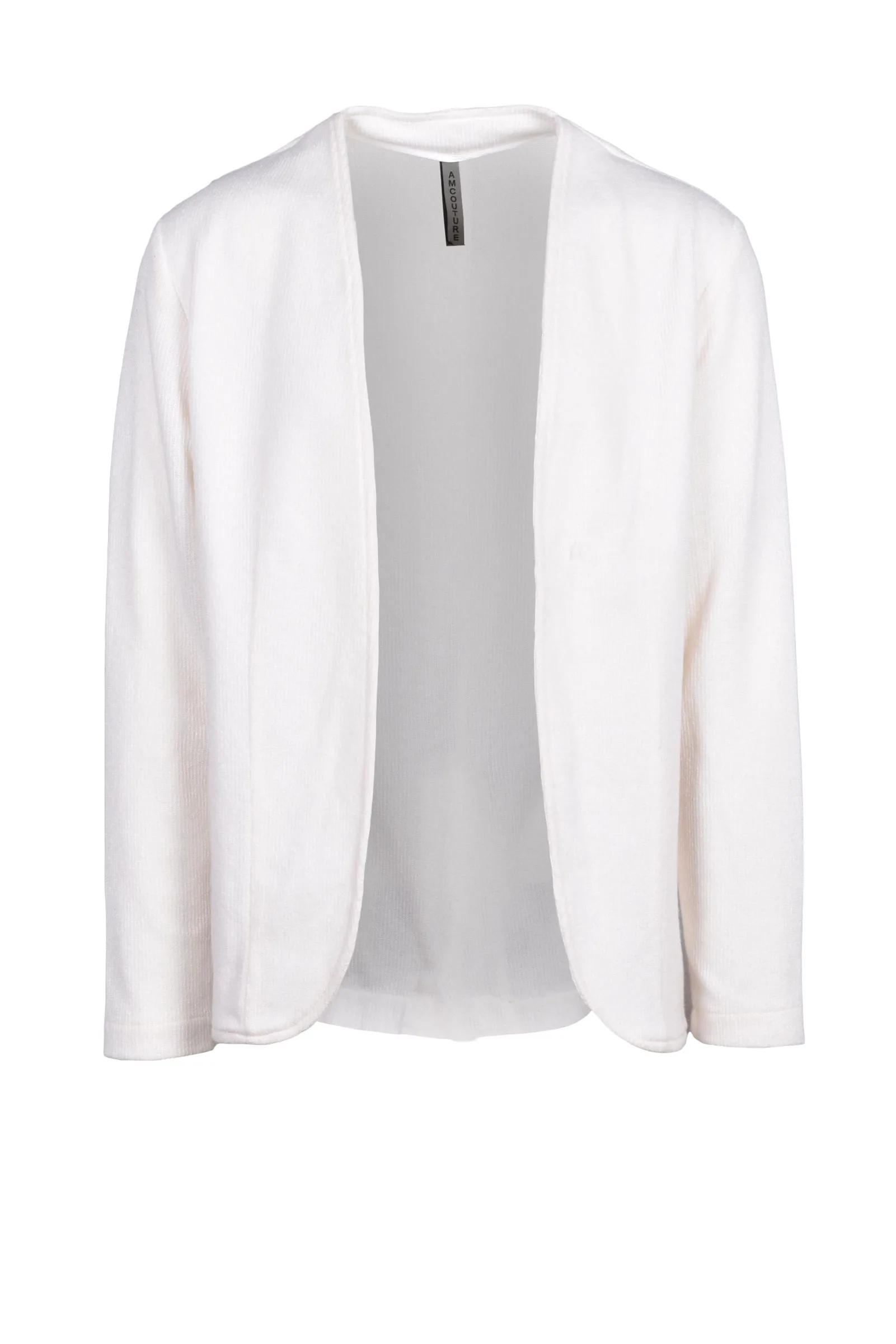 Blazer in Maglia Bianco