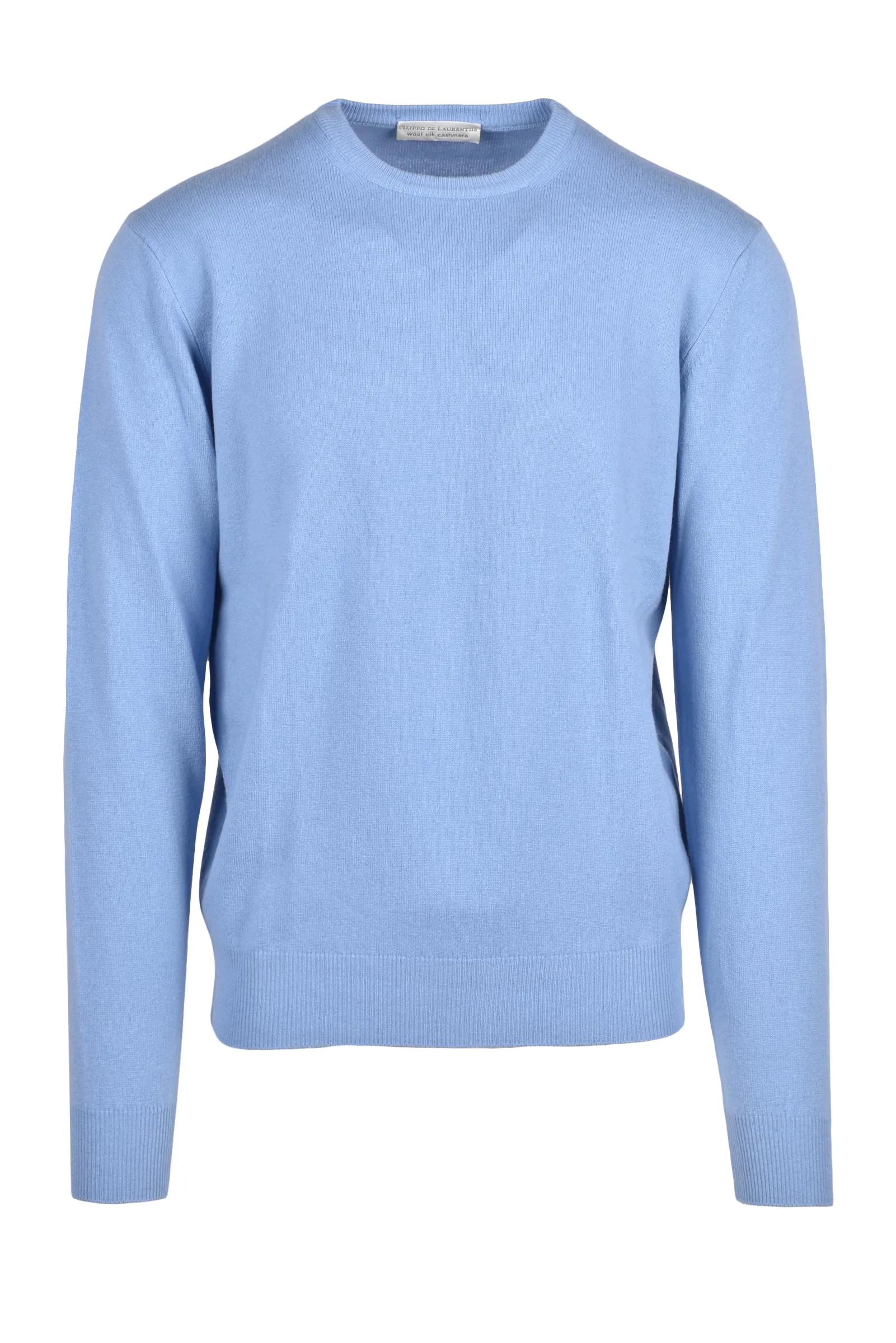 Pullover Girocollo Azzurro