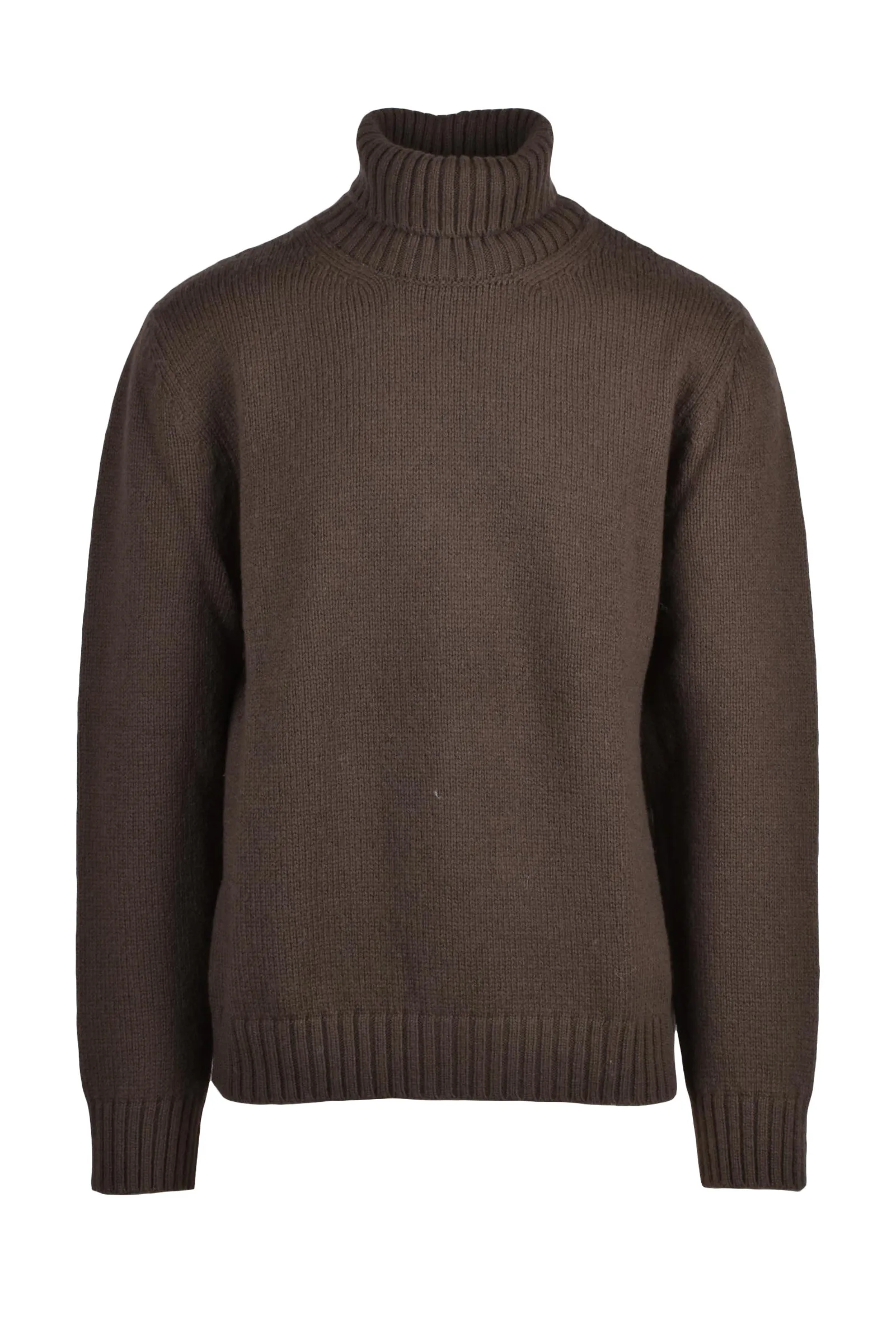 Maglione collo alto Marrone