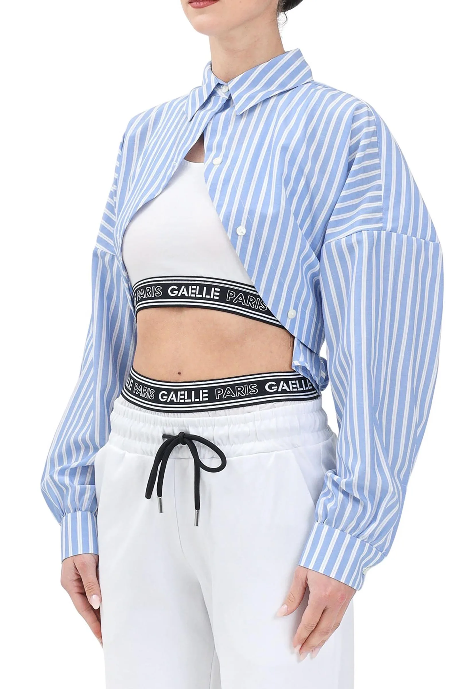 Camicia corta Azzurro