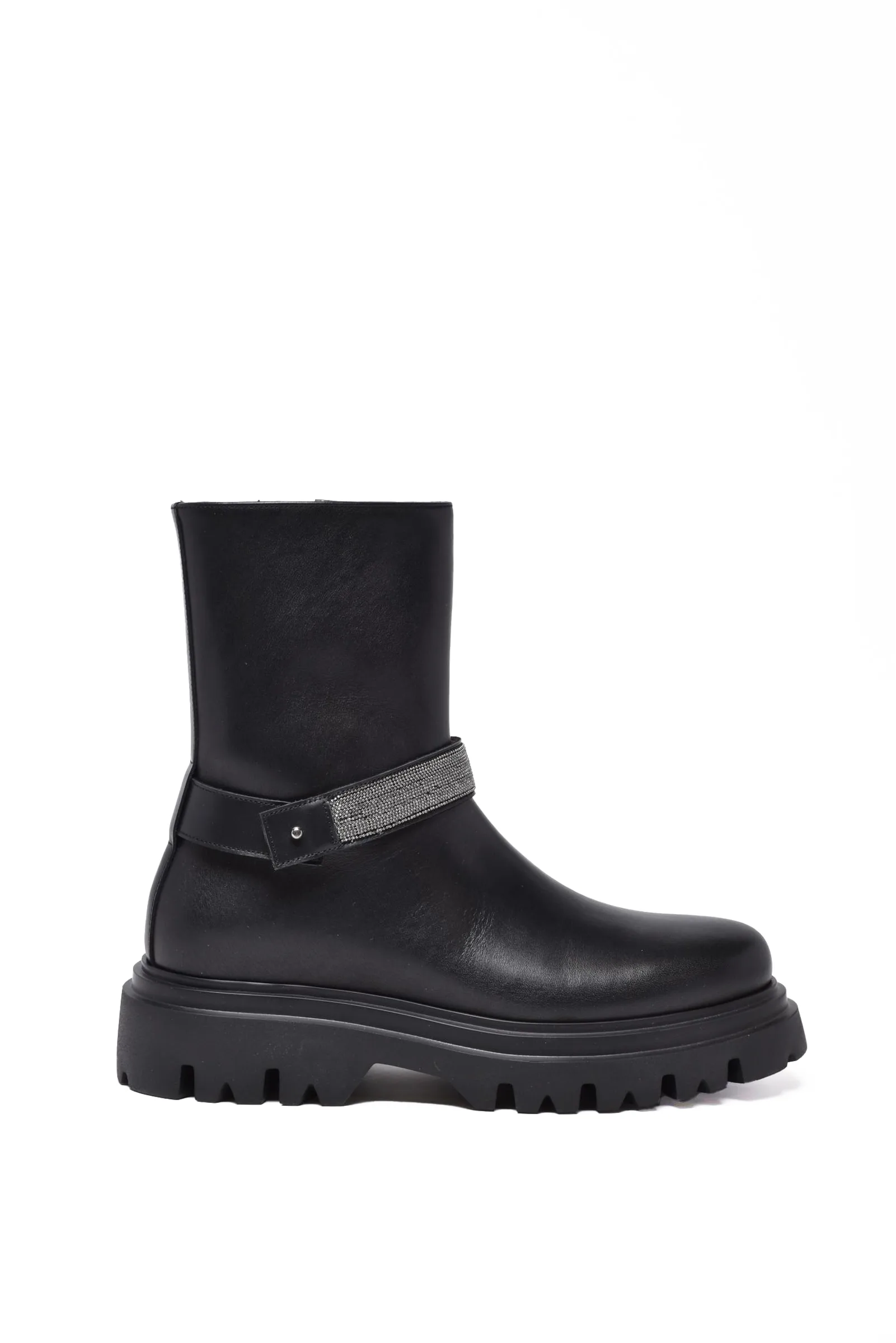 Stivaletto Biker Nero