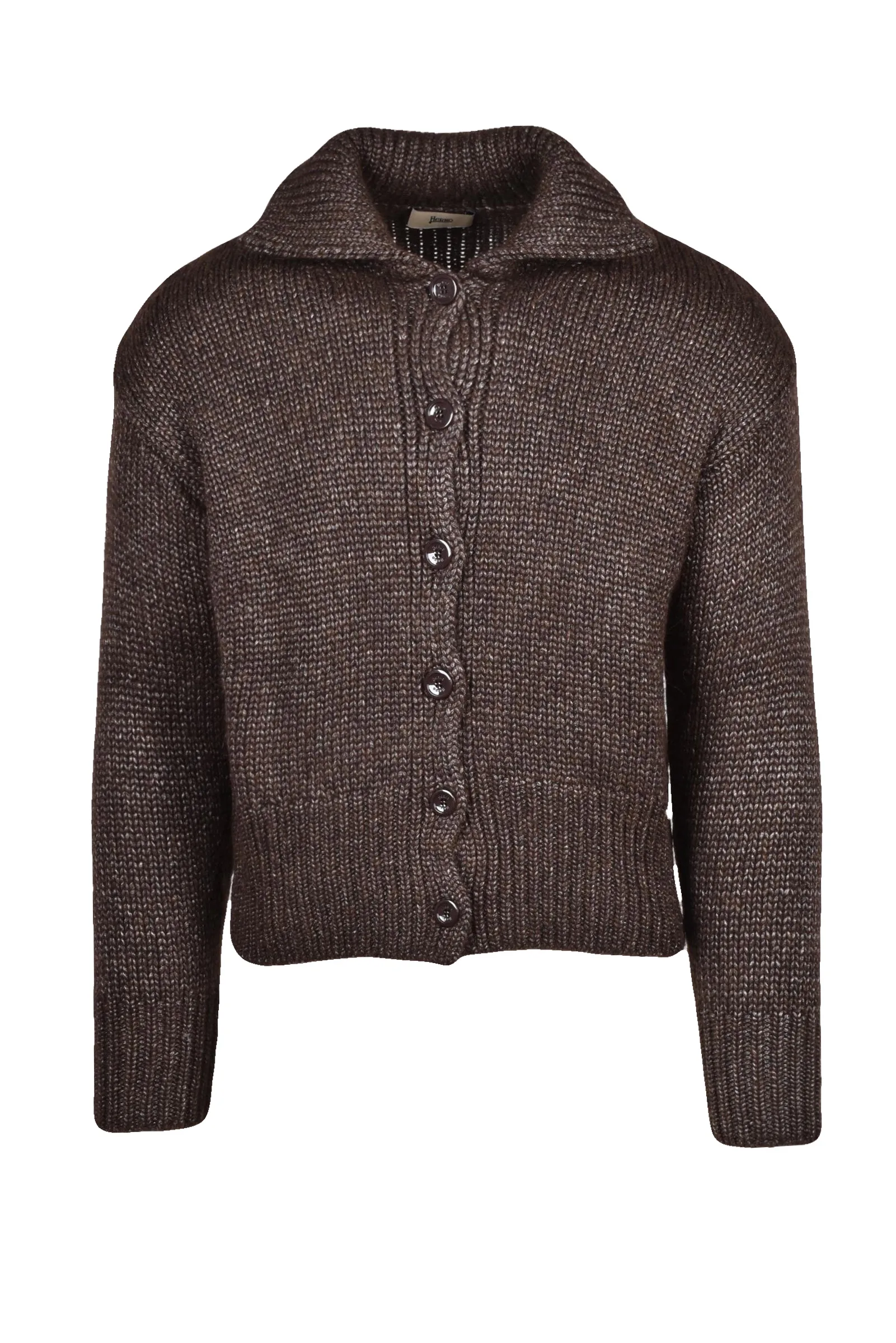 Cardigan Marrone