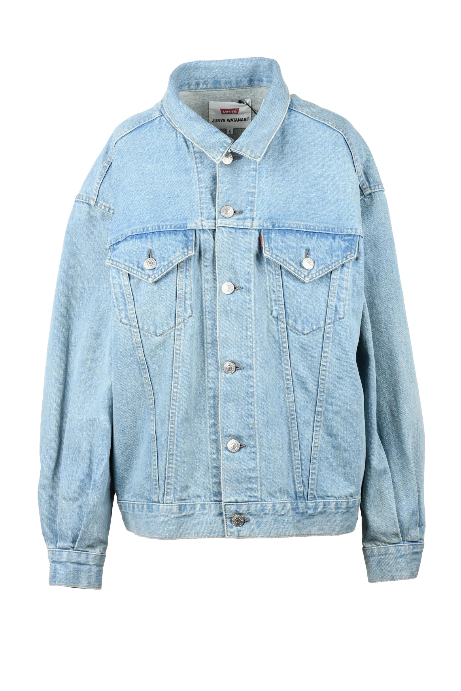 Junya Watanabe X Levi S. Giubbotto Denim Azzurro
