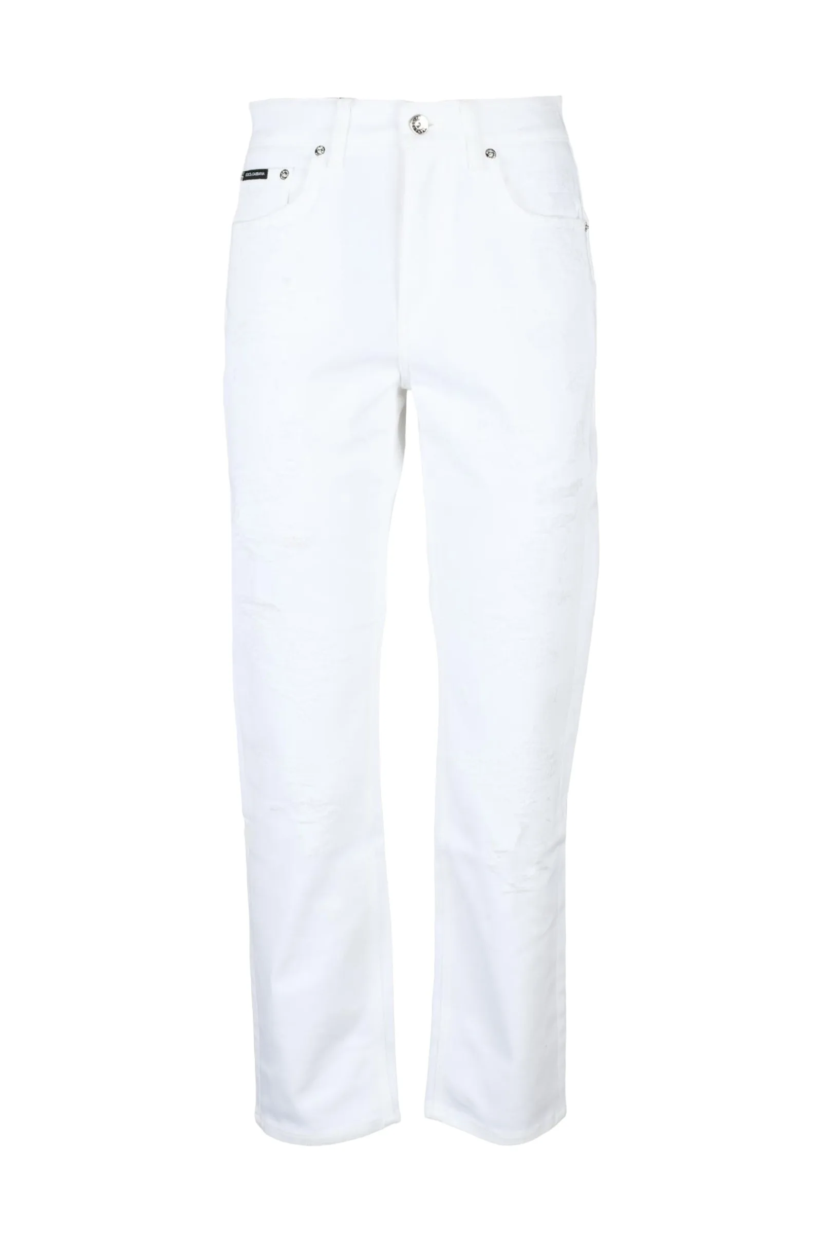 Jeans Bianco Vita Alta