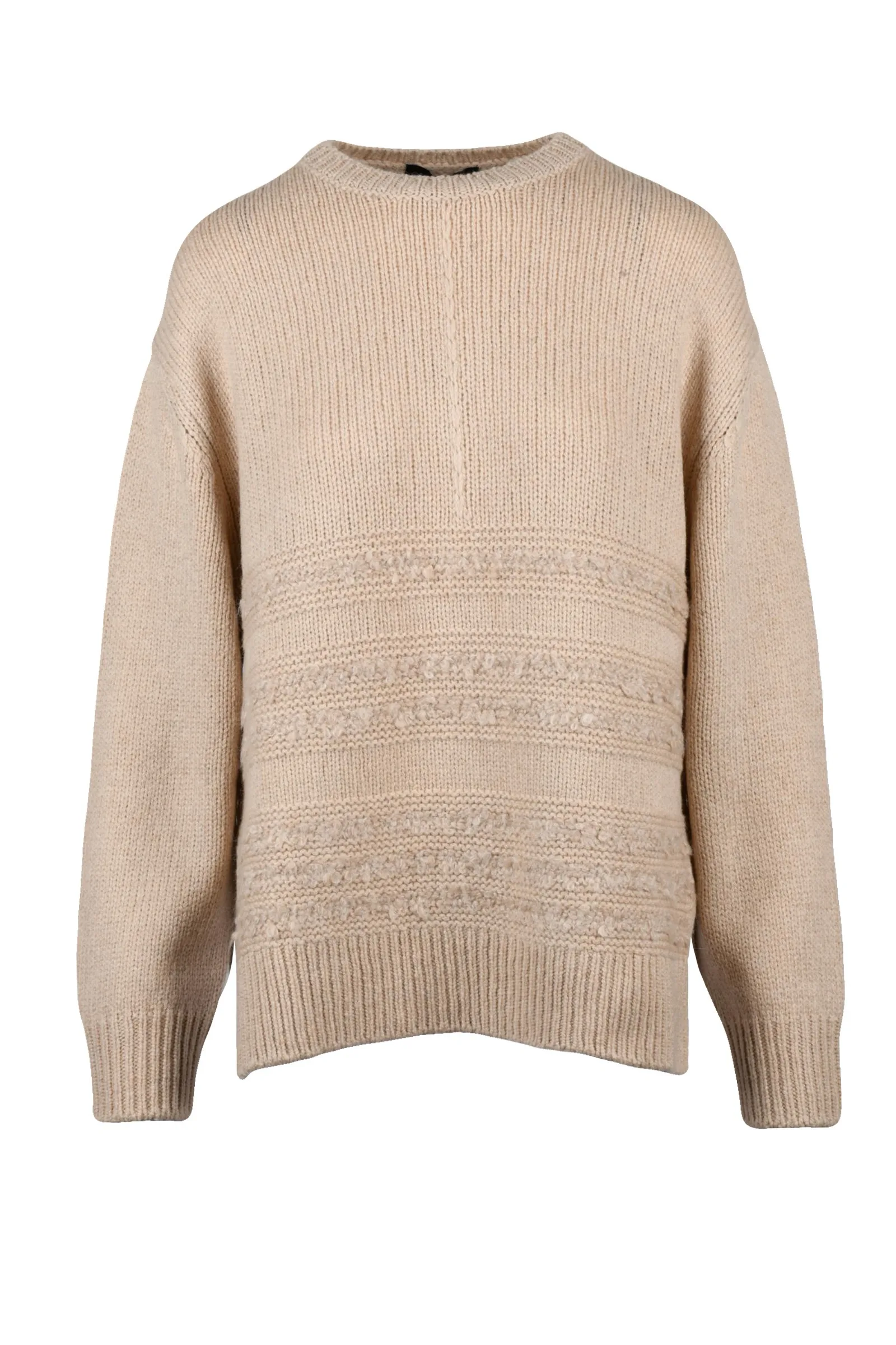 Maglione Girocollo Beige