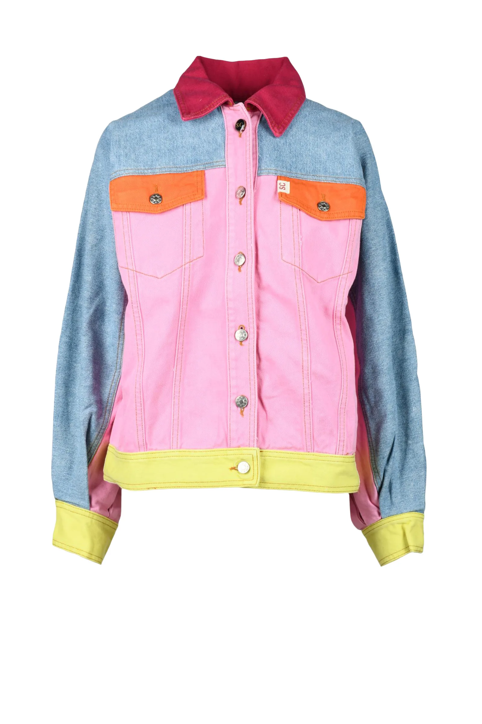 Giubbotto Patchwork Multicolore