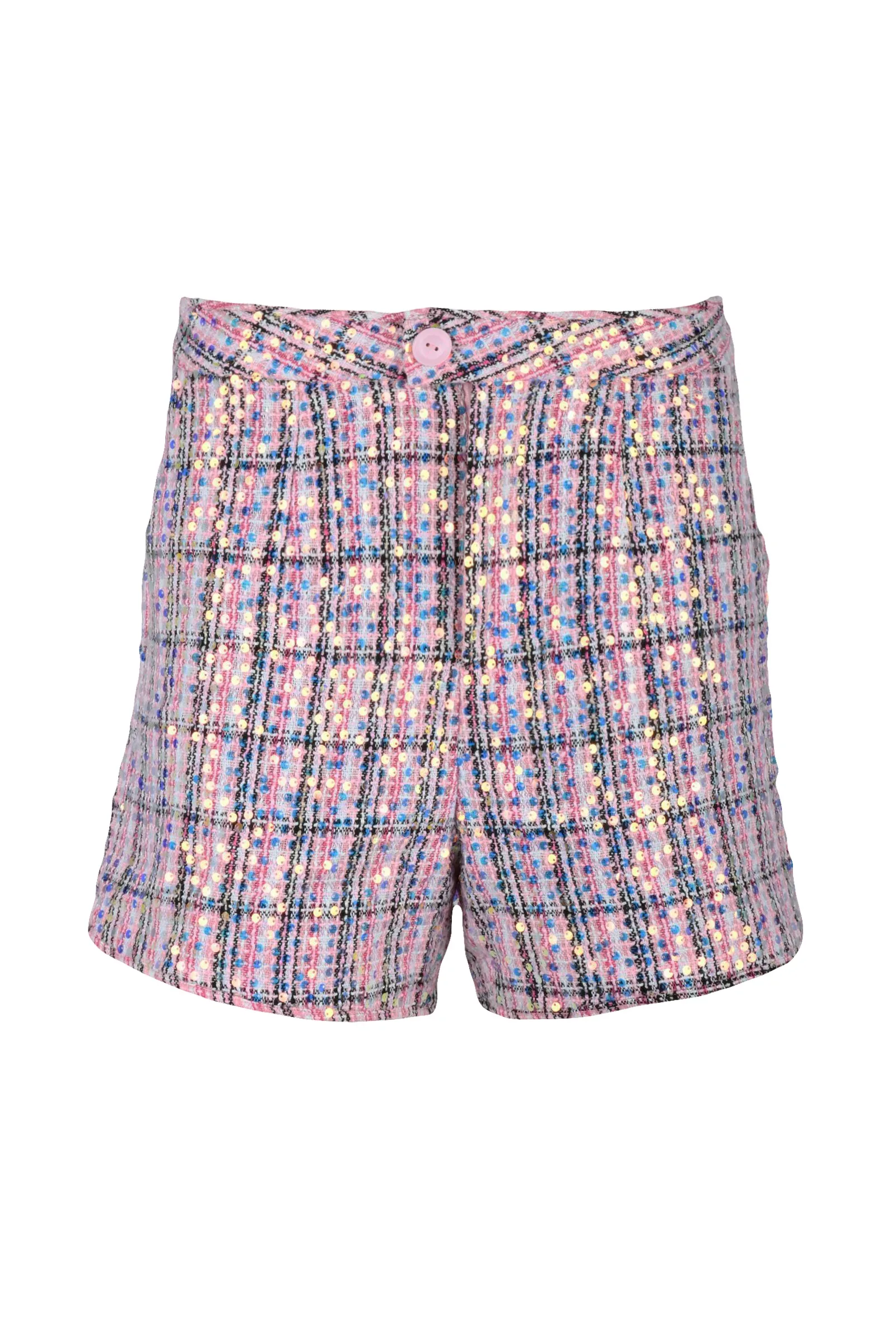 Short Rosa con Paillettes