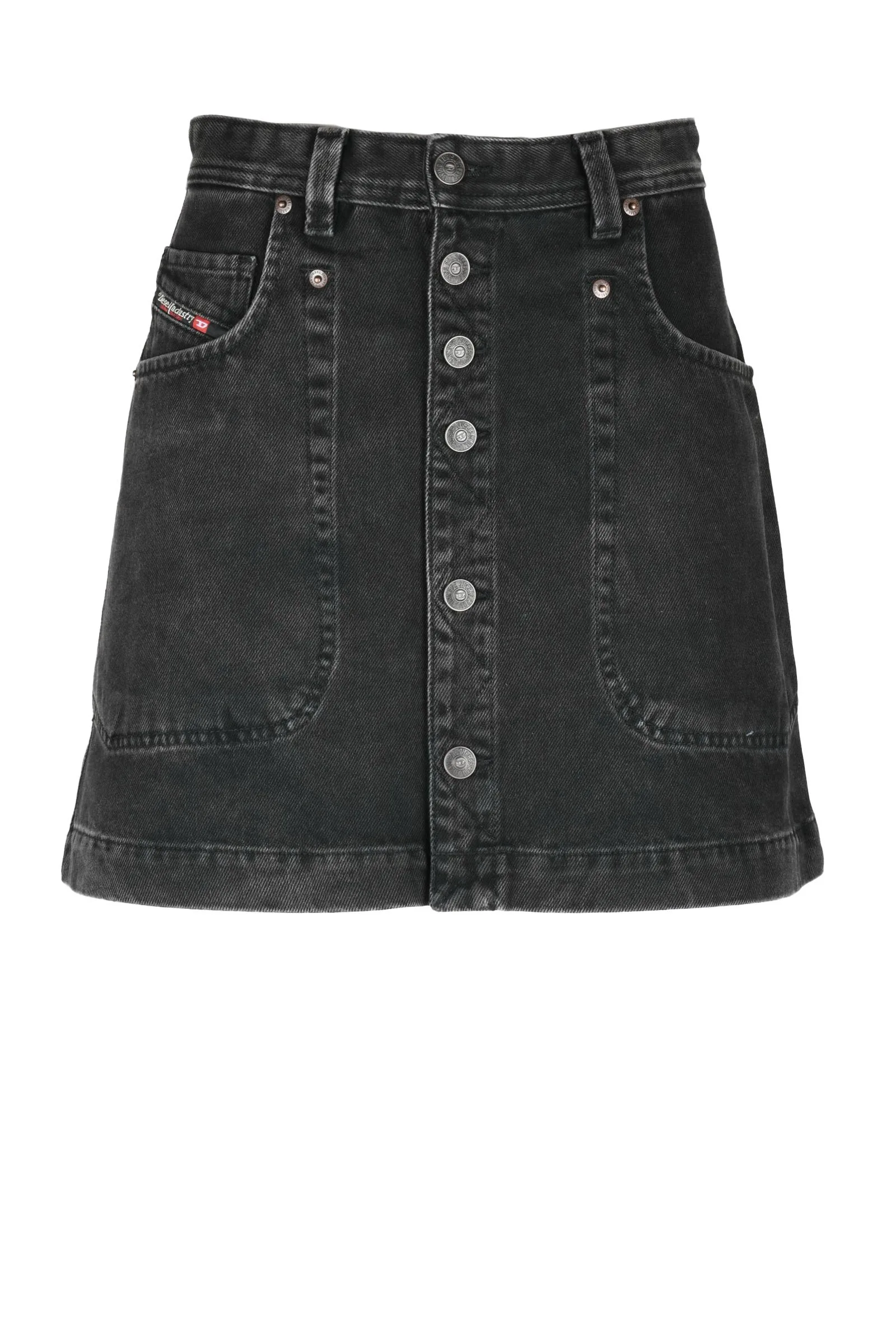 Gonna Mini in Denim Nero