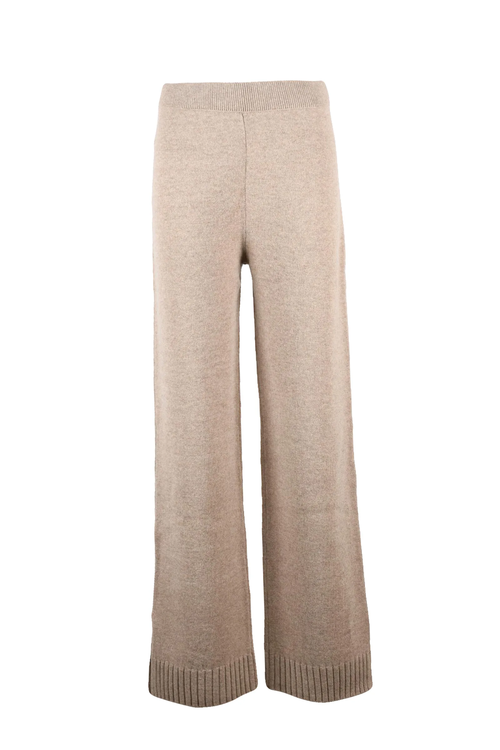 Pantalone in Maglia Beige
