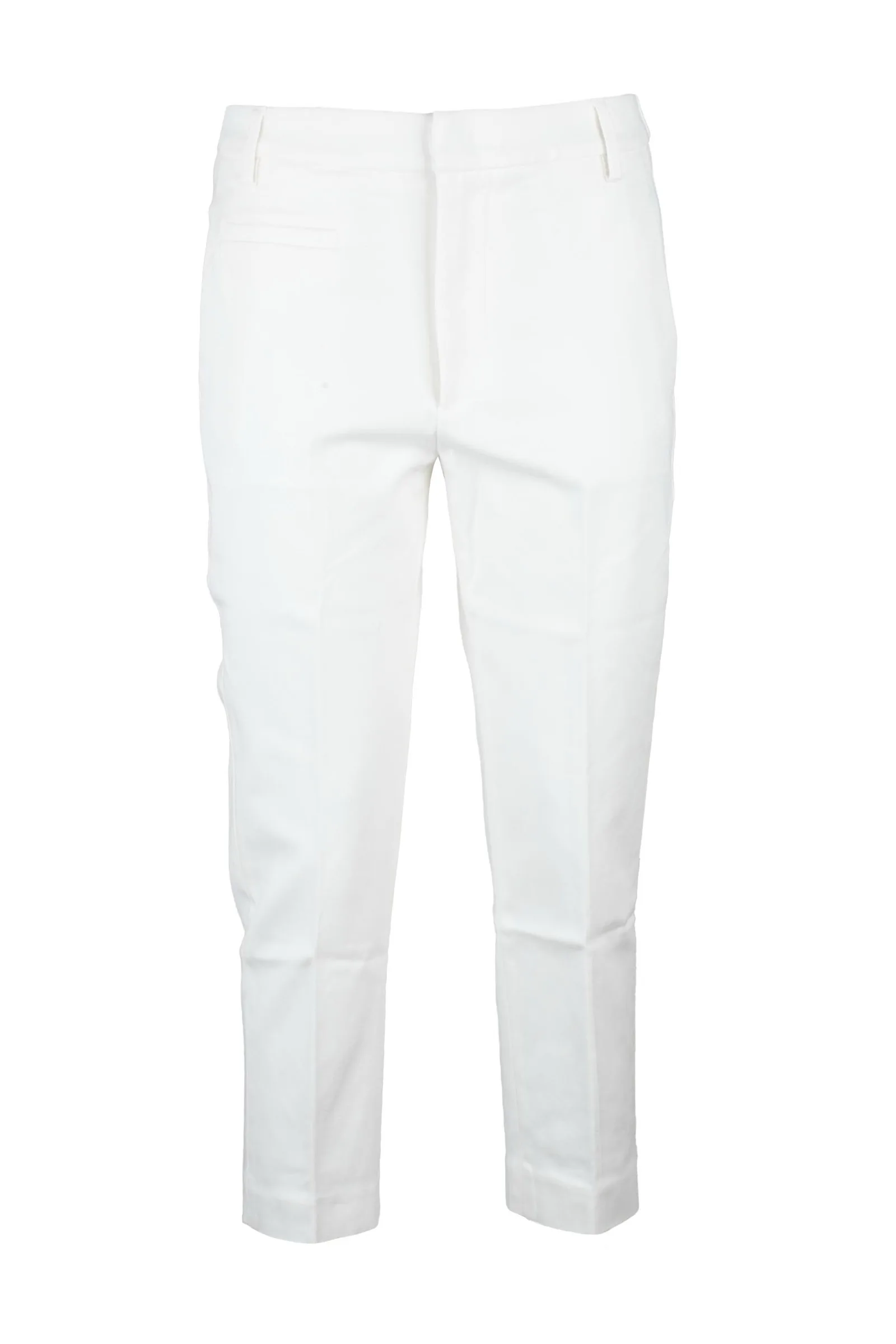 Pantalone A Cono Bianco