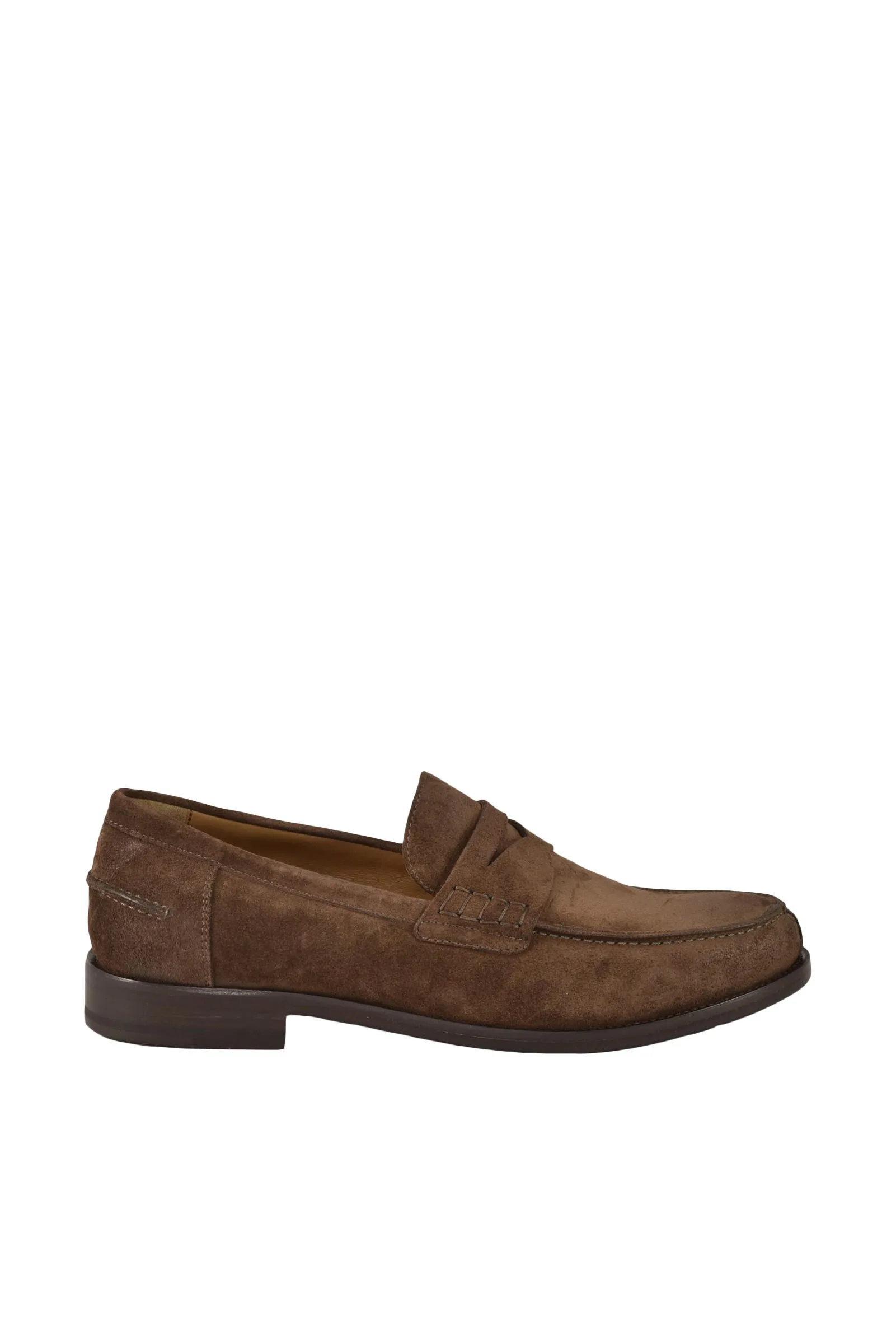 Mocassino in Suede Marrone