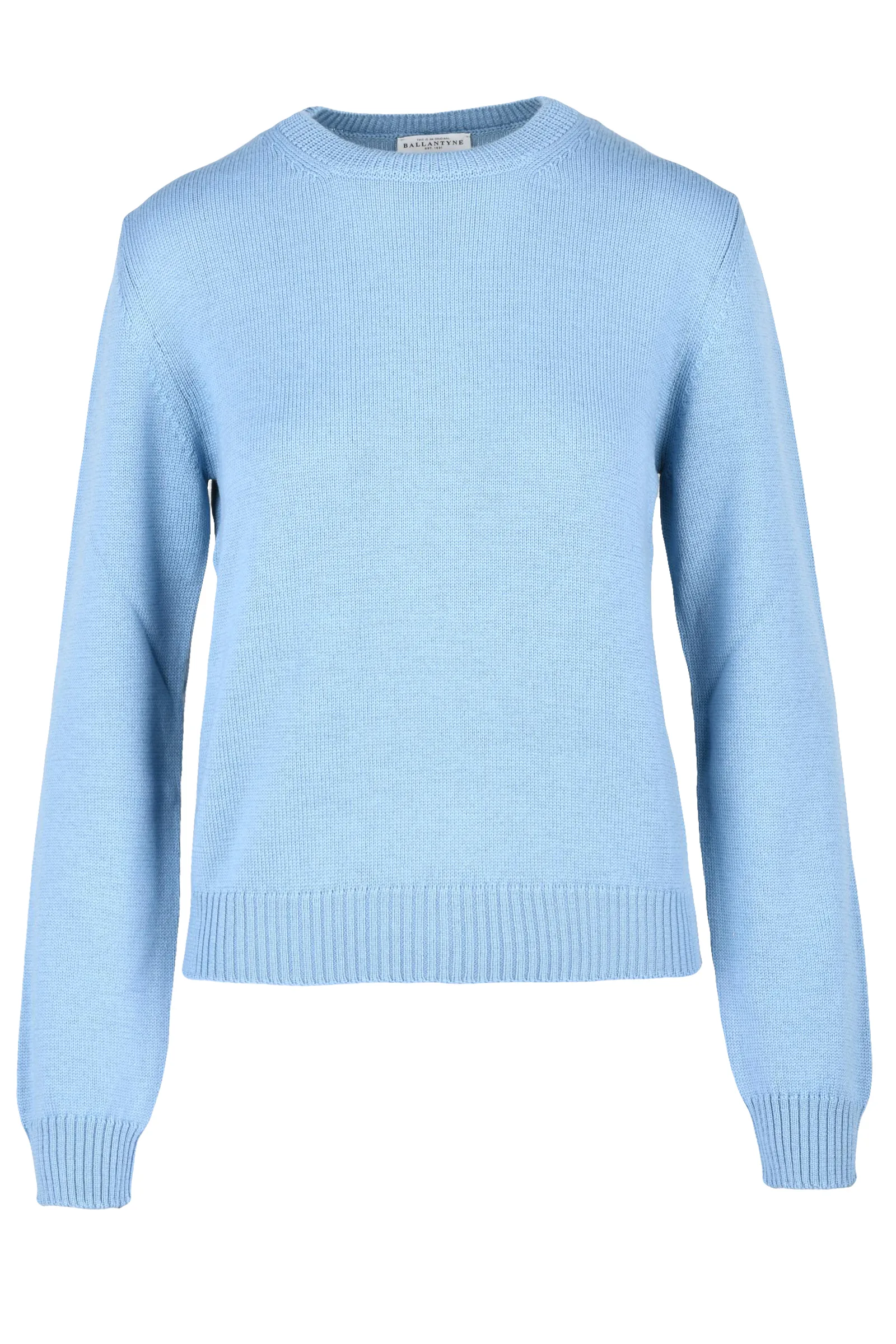 Maglia Pullover Girocollo Azzurro