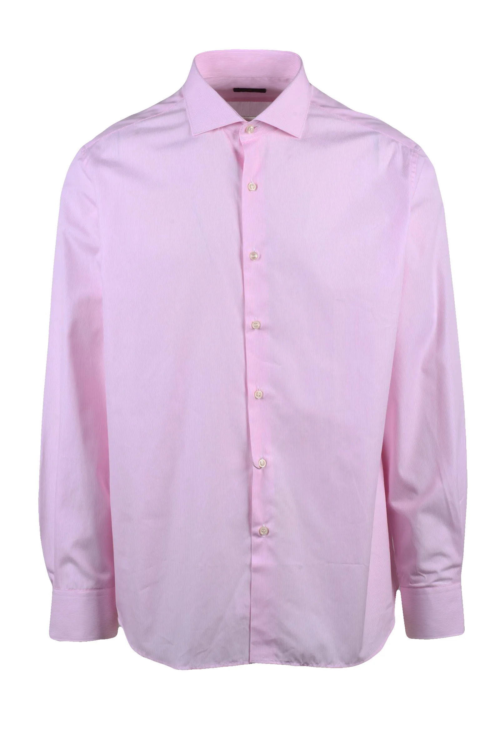 Camicia in Lino e Cotone Rosa