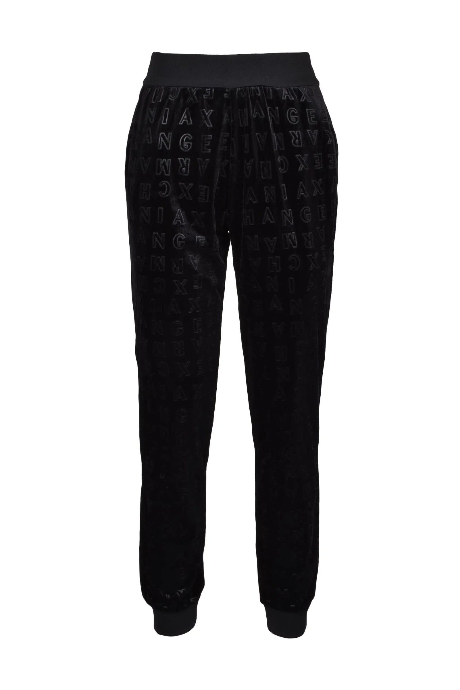 Pantalone Tuta in Velluto Nero