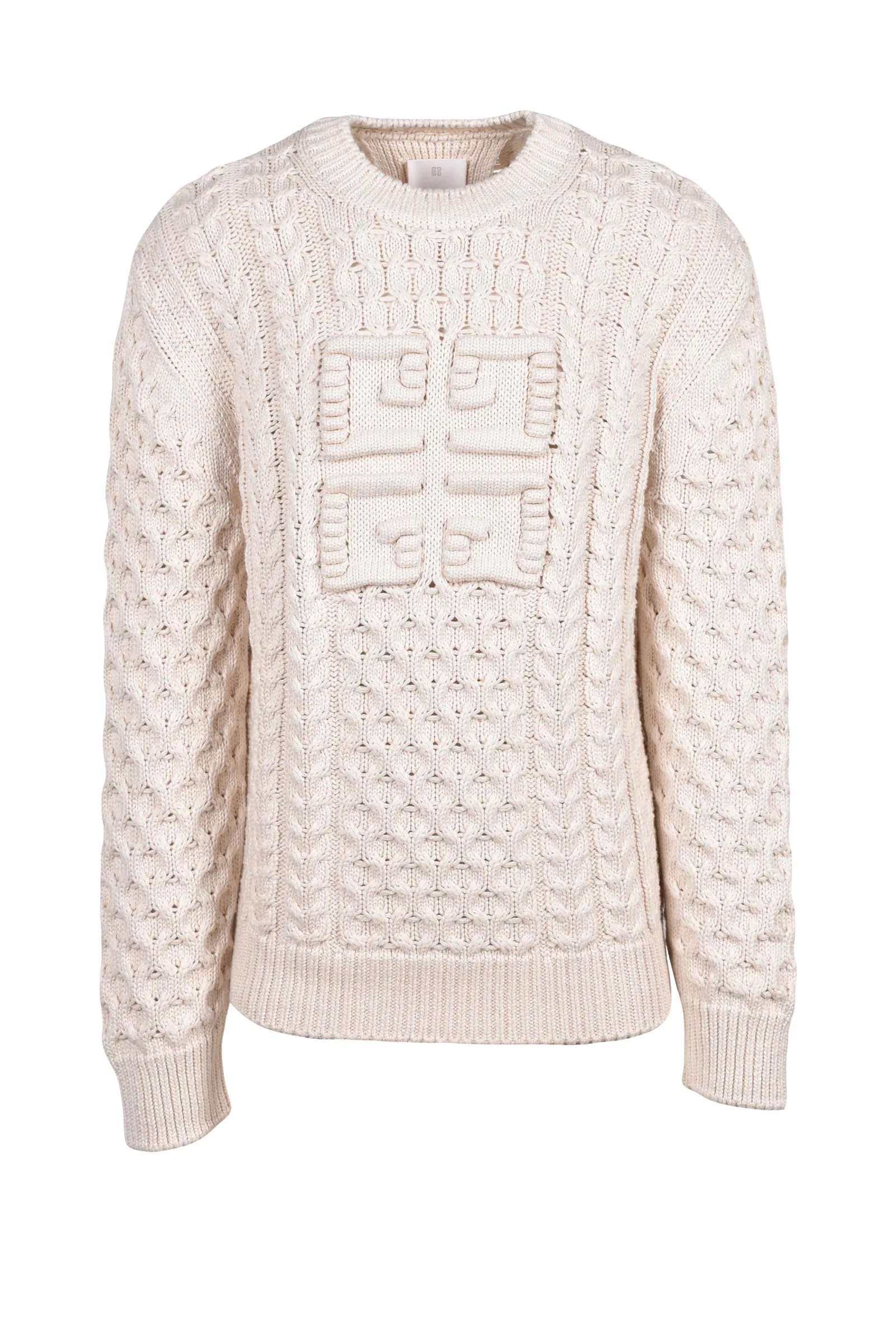 Maglione Girocollo Bianco