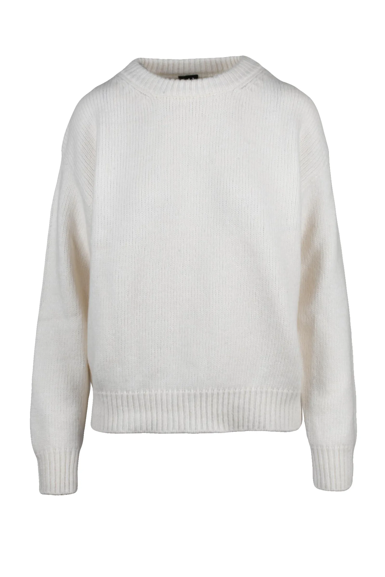 Maglione Girocollo Bianco