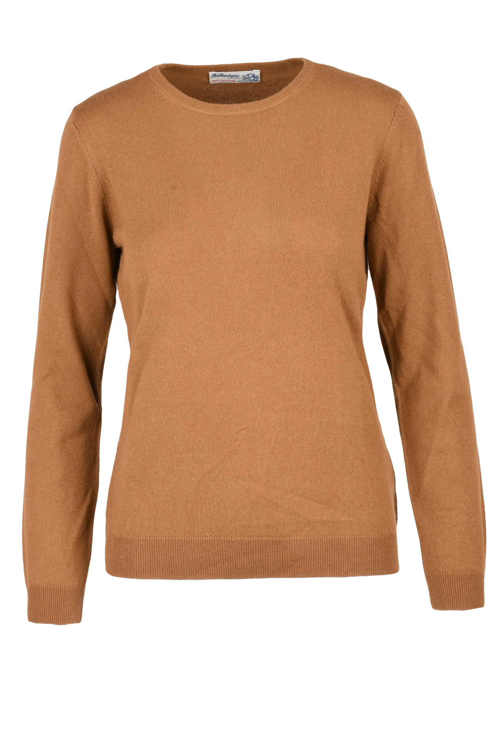 Maglia Pullover Girocollo Marrone