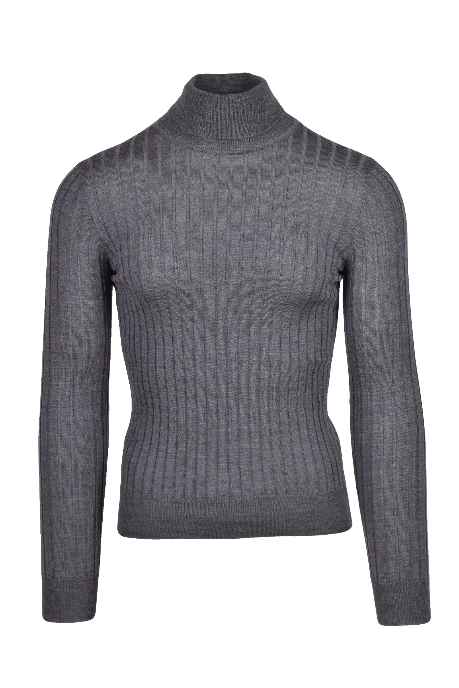 Maglia Collo Alto Grigia