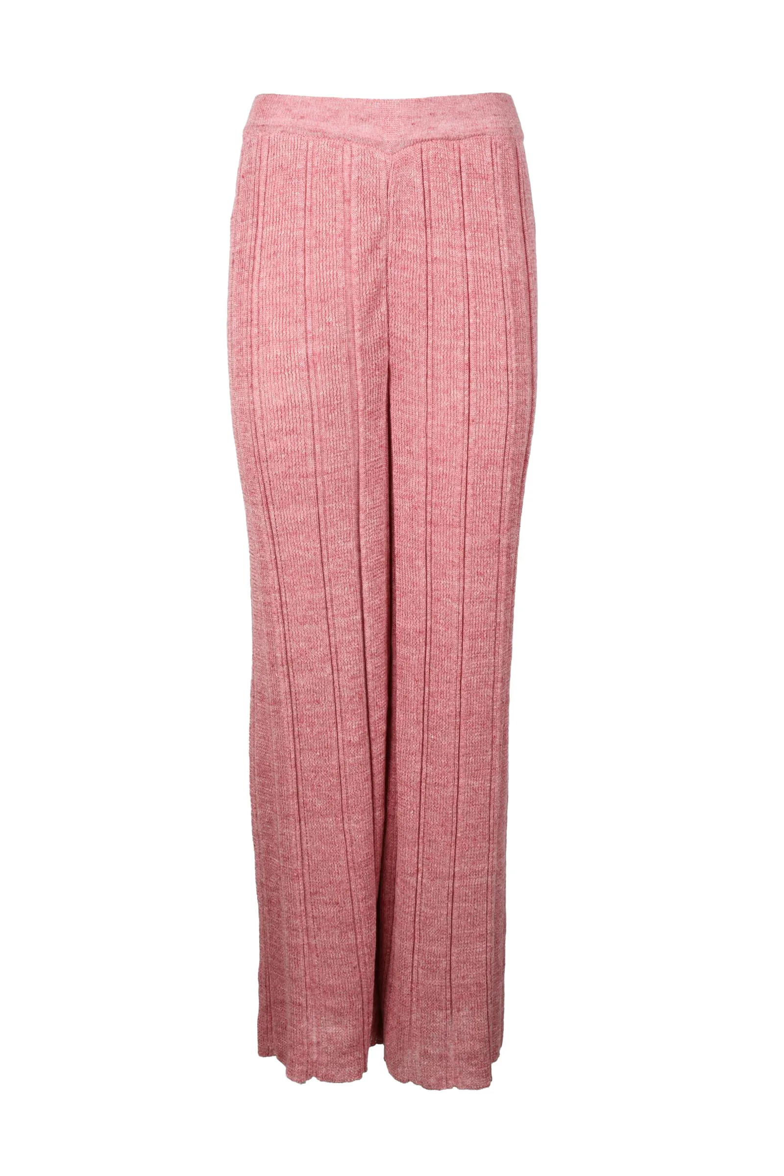 Collection Privee Pantalone Lino Rosa