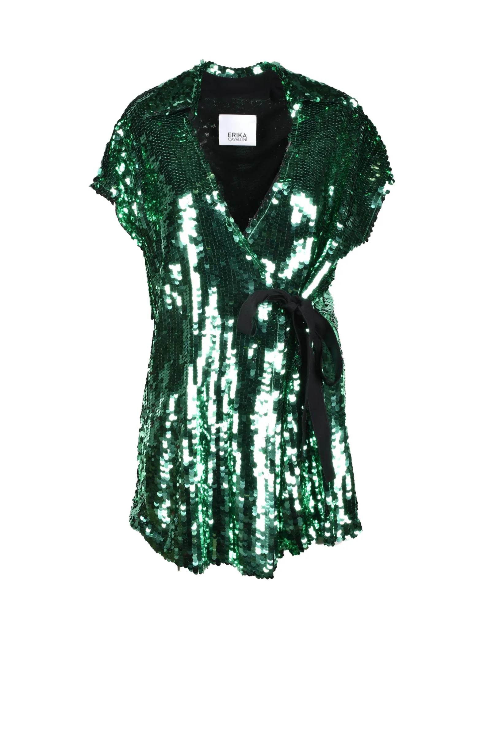 Blusa Total Paillettes Verde