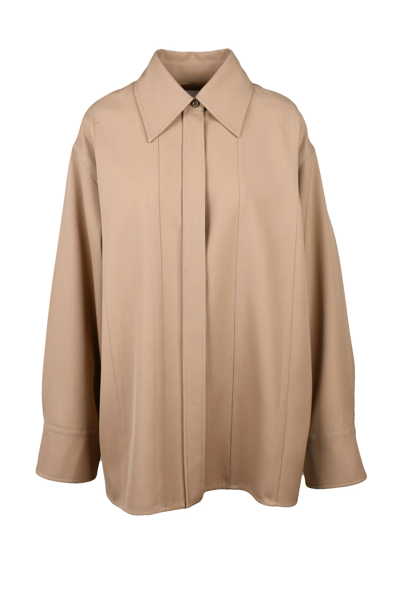 Camicia Oversize Marrone