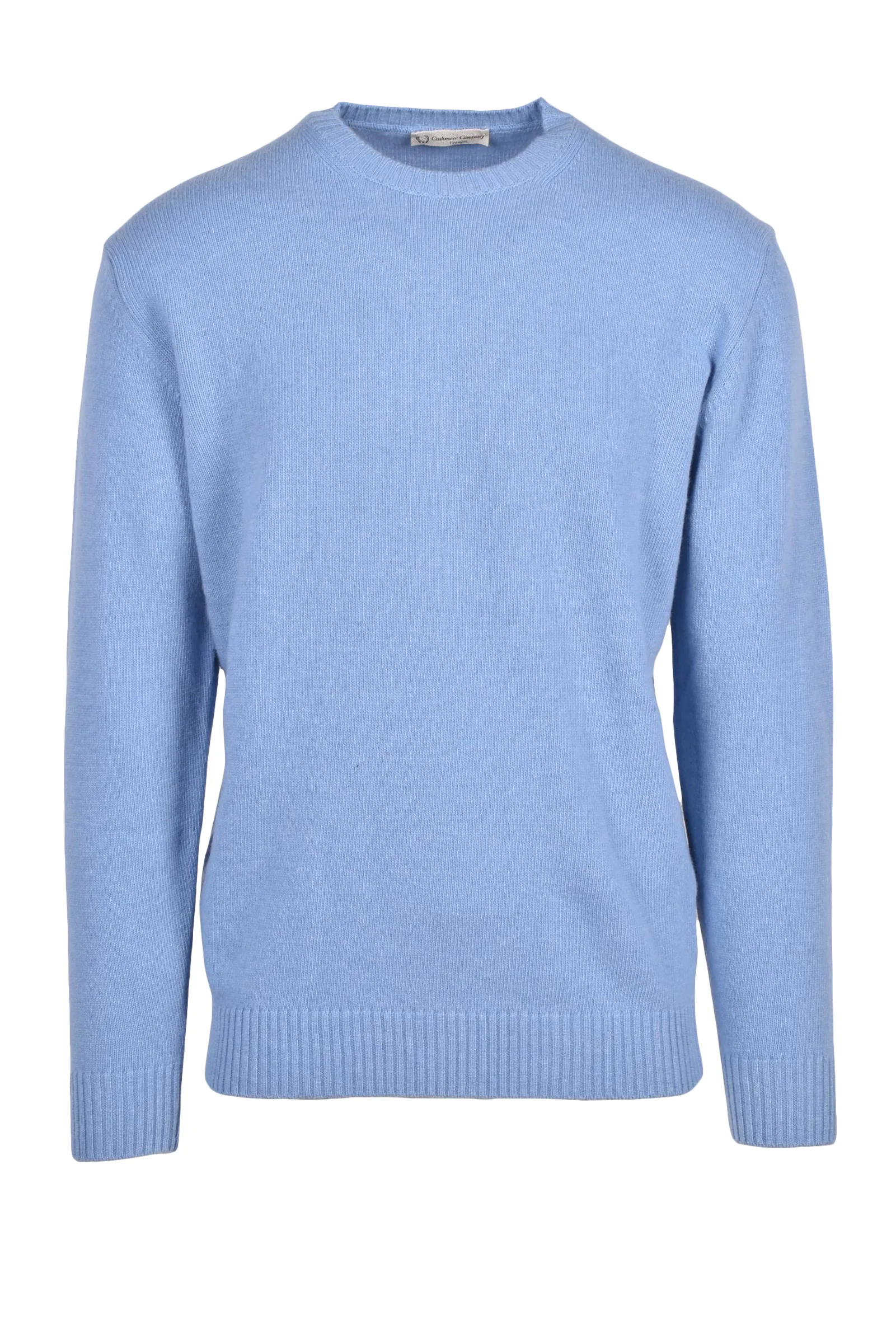 Pullover Girocollo Azzurro