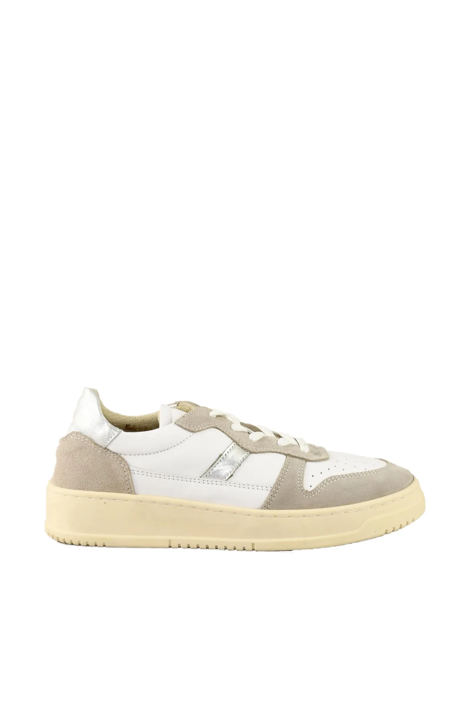Sneakers Bianco Pelle