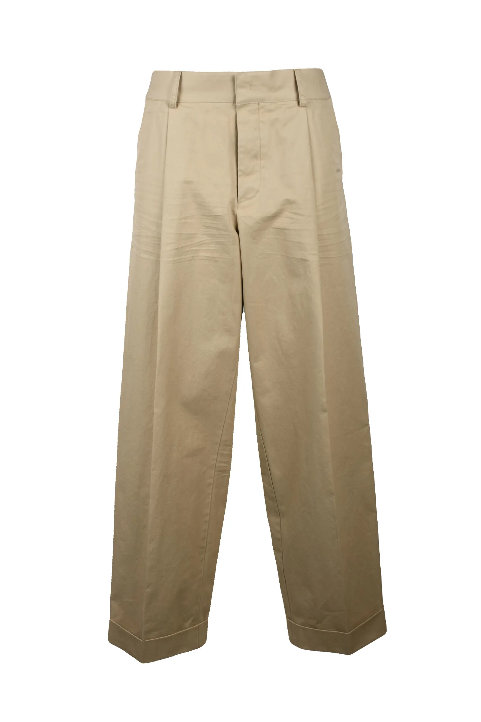 Pantalone Chino Donna Beige