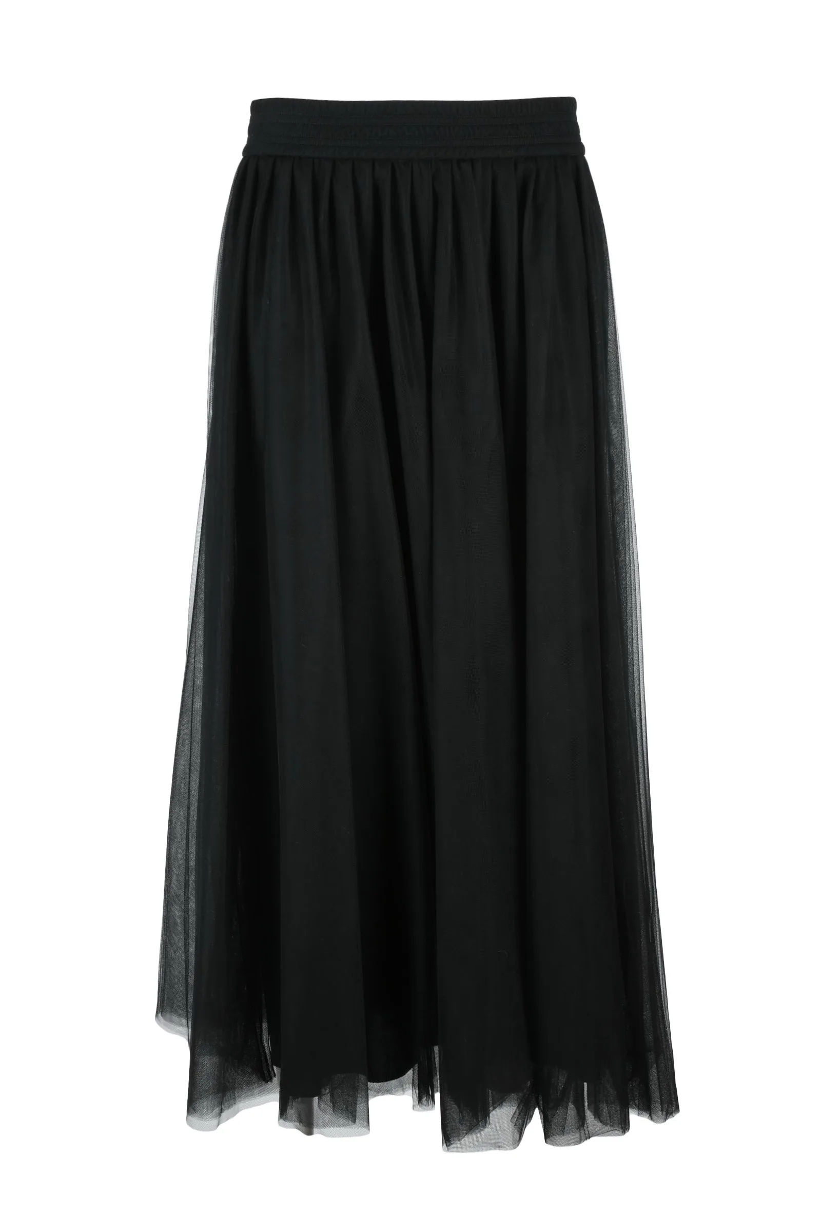 Gonna Lunga in Tulle Nero