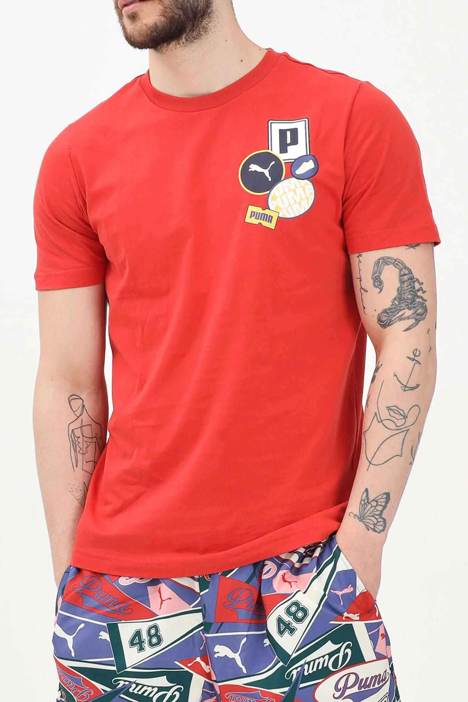 T-Shirt Uomo Rosso