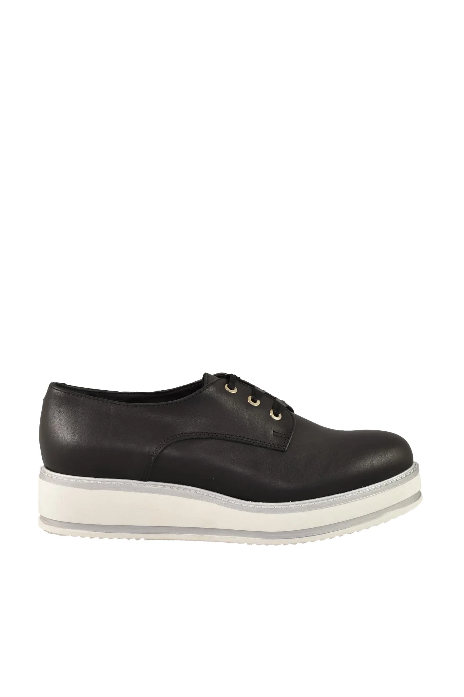 Sneakers Donna in Pelle Nero
