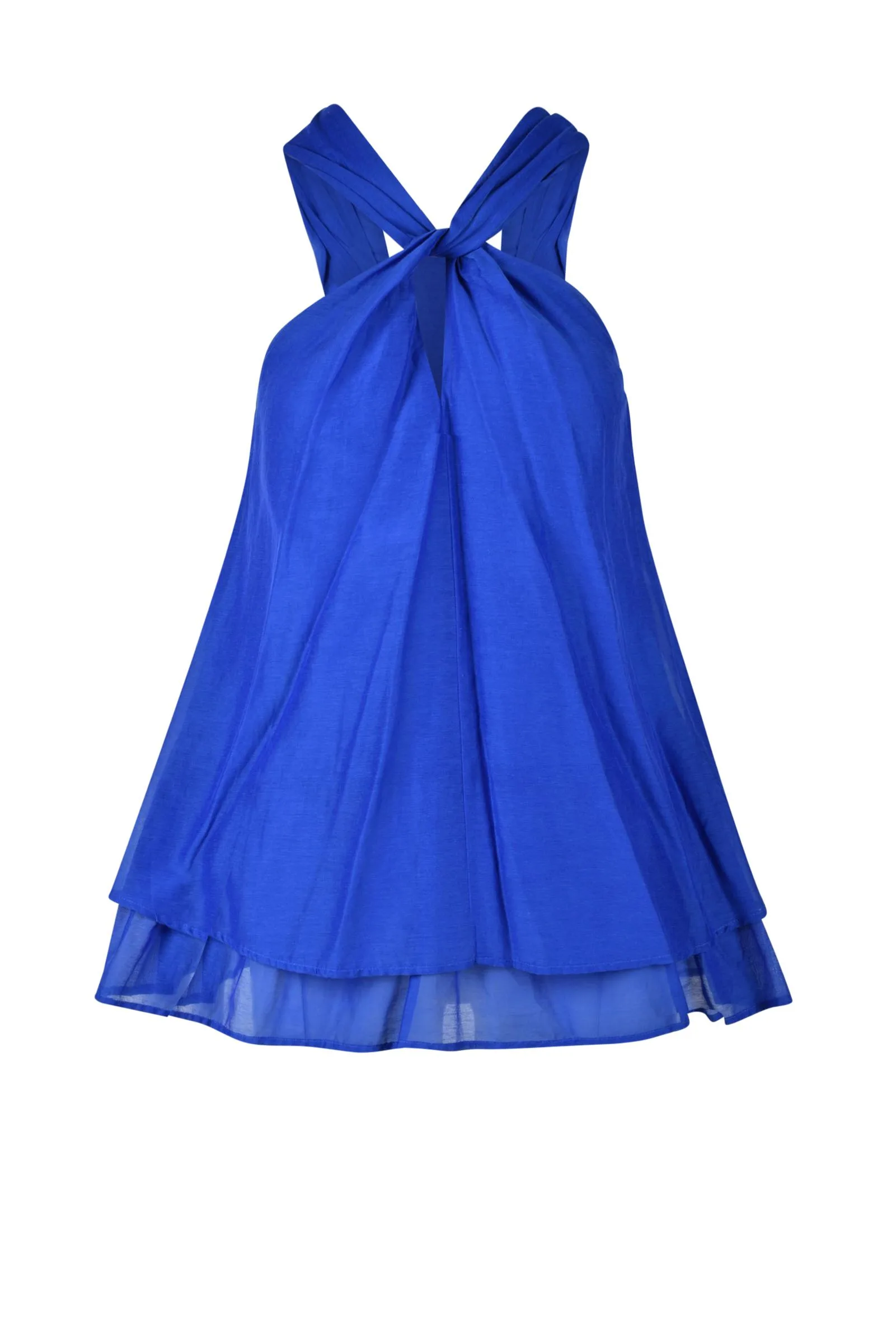 Top Azul claro