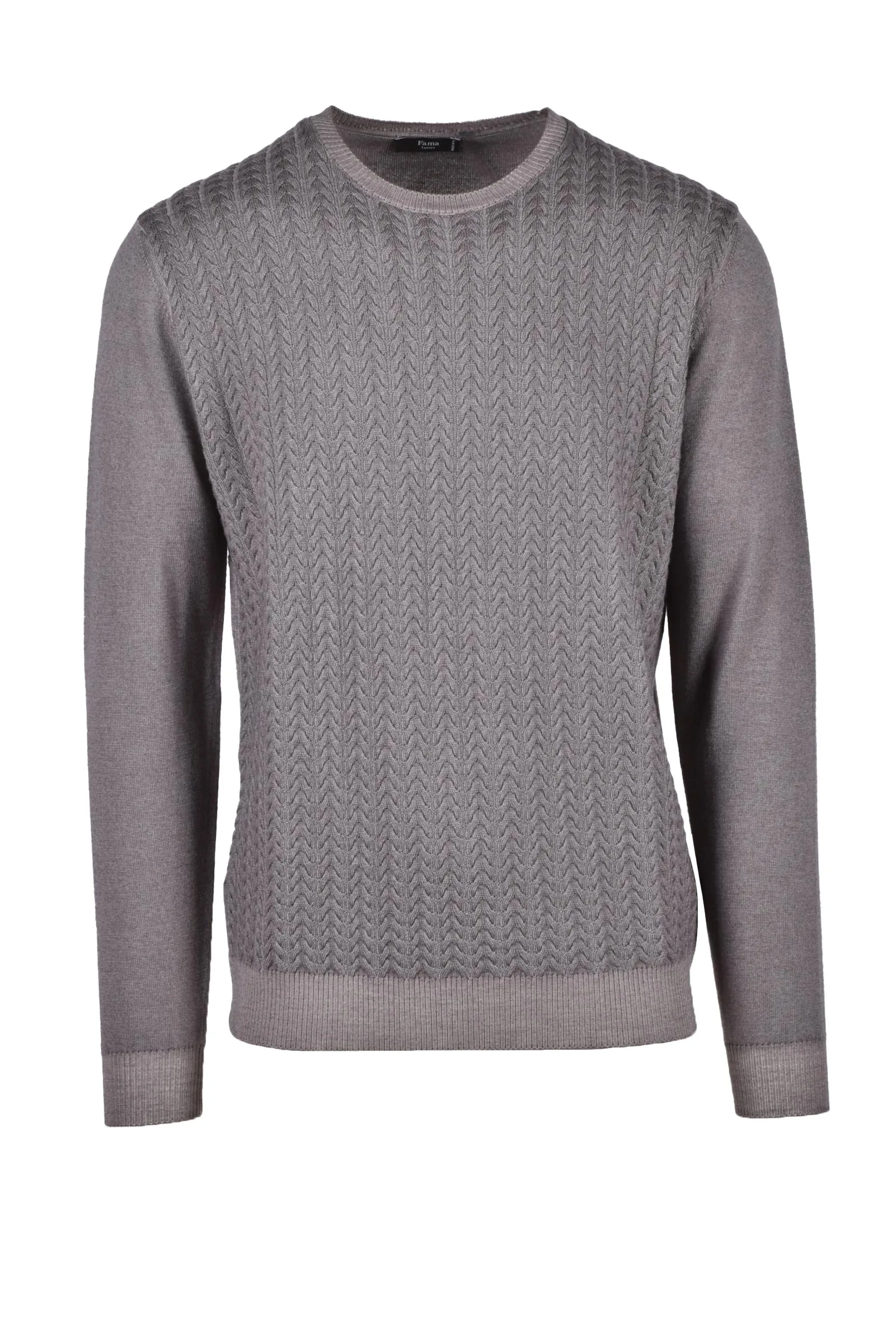Maglia a Girocollo Grigio