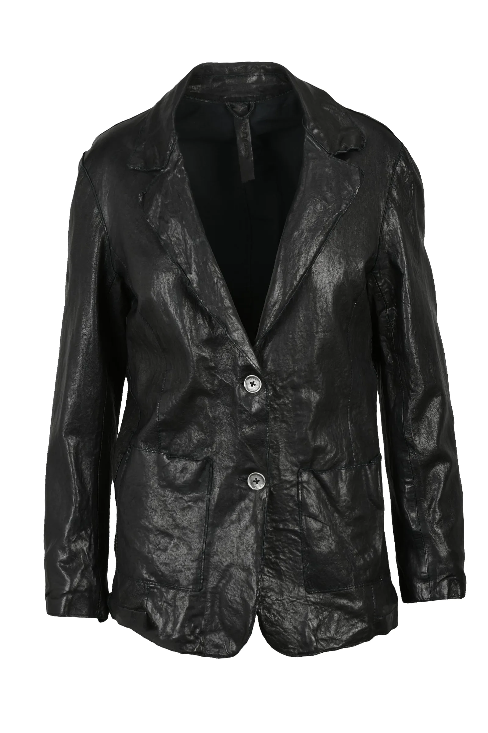 Giacca in Pelle Nero