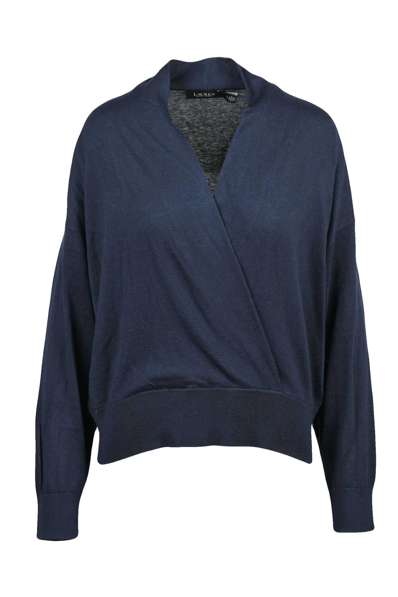 Pullover Incrociato Blu