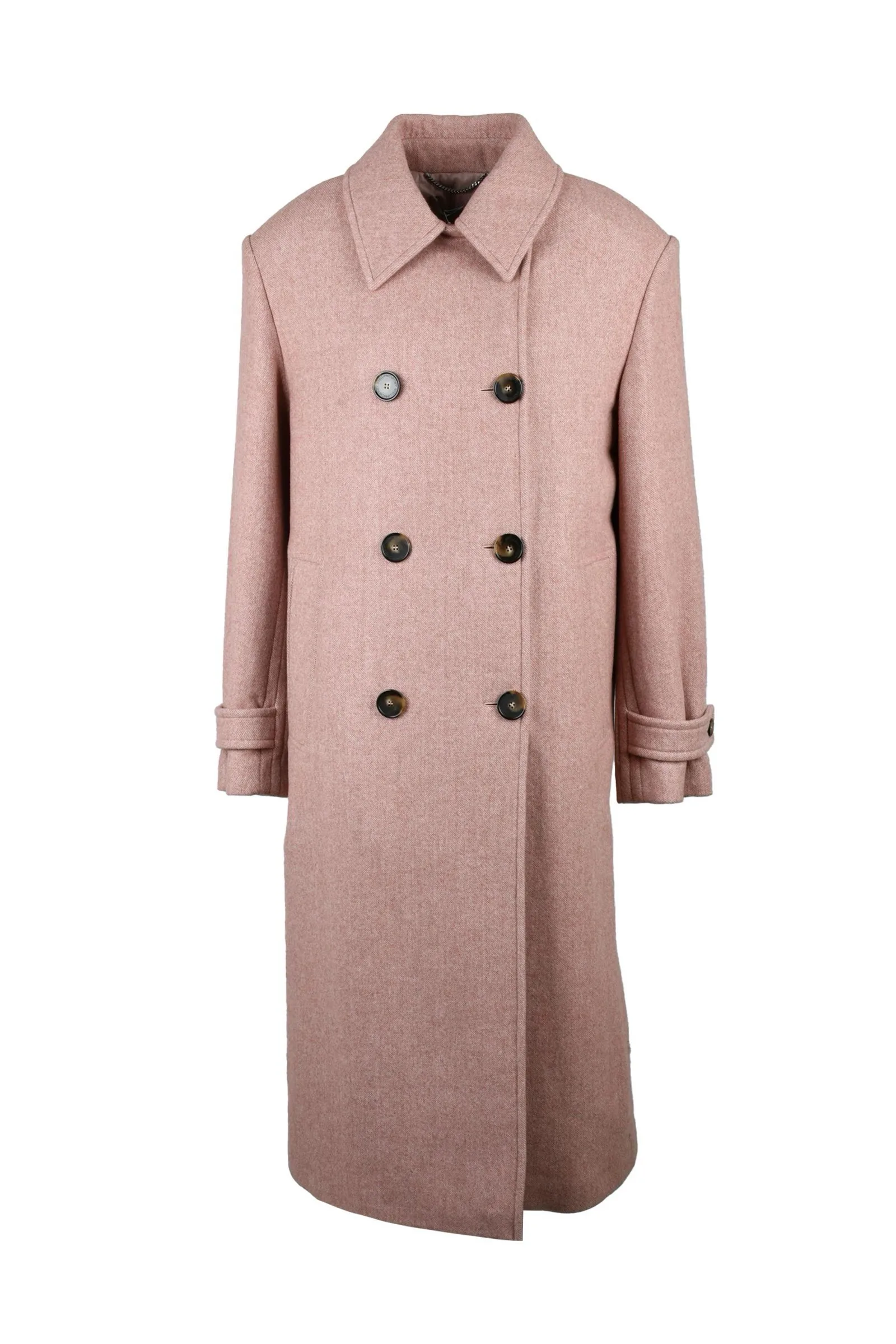 Cappotto Doppiopetto Rosa