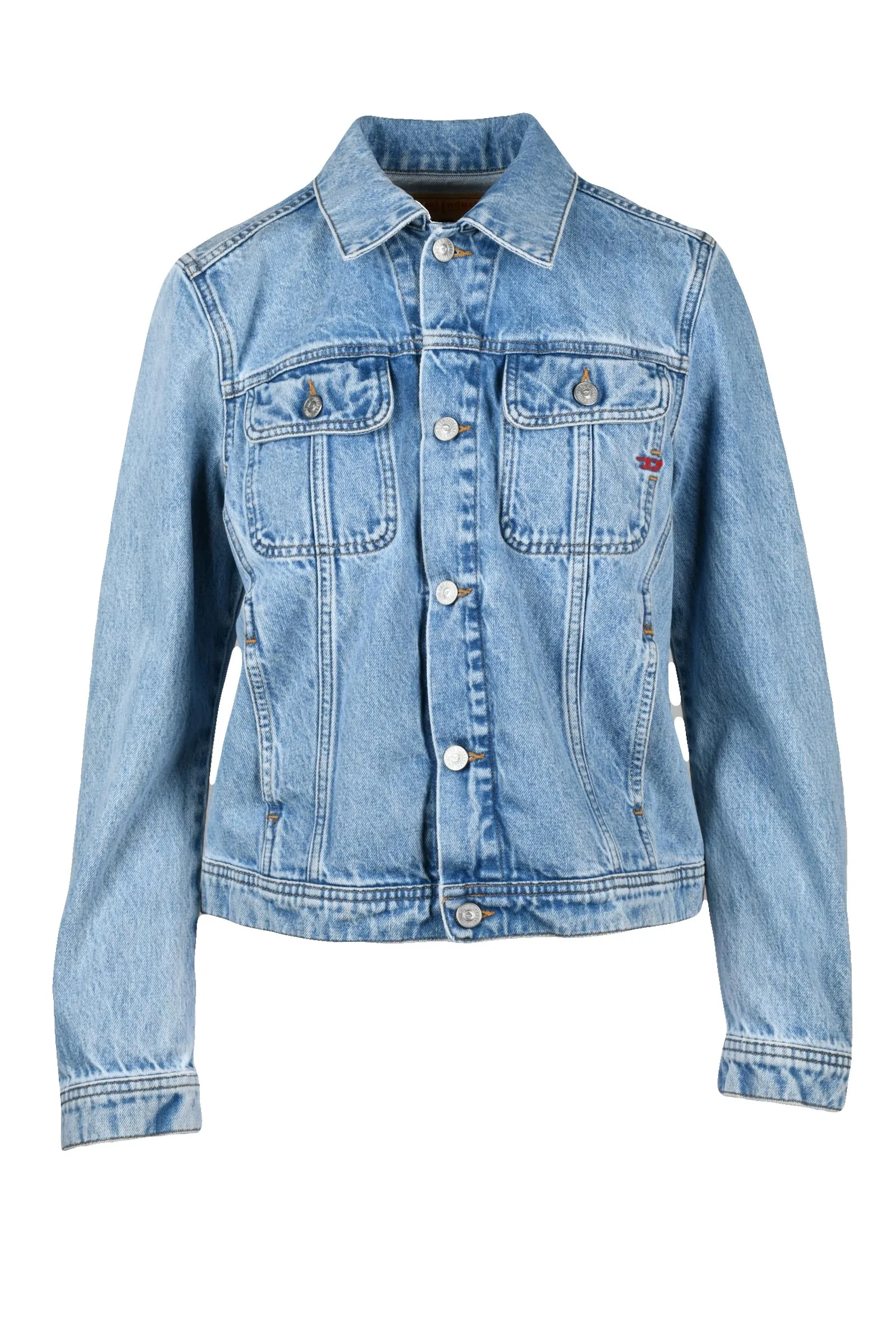 Giubbotto Denim Azzurro