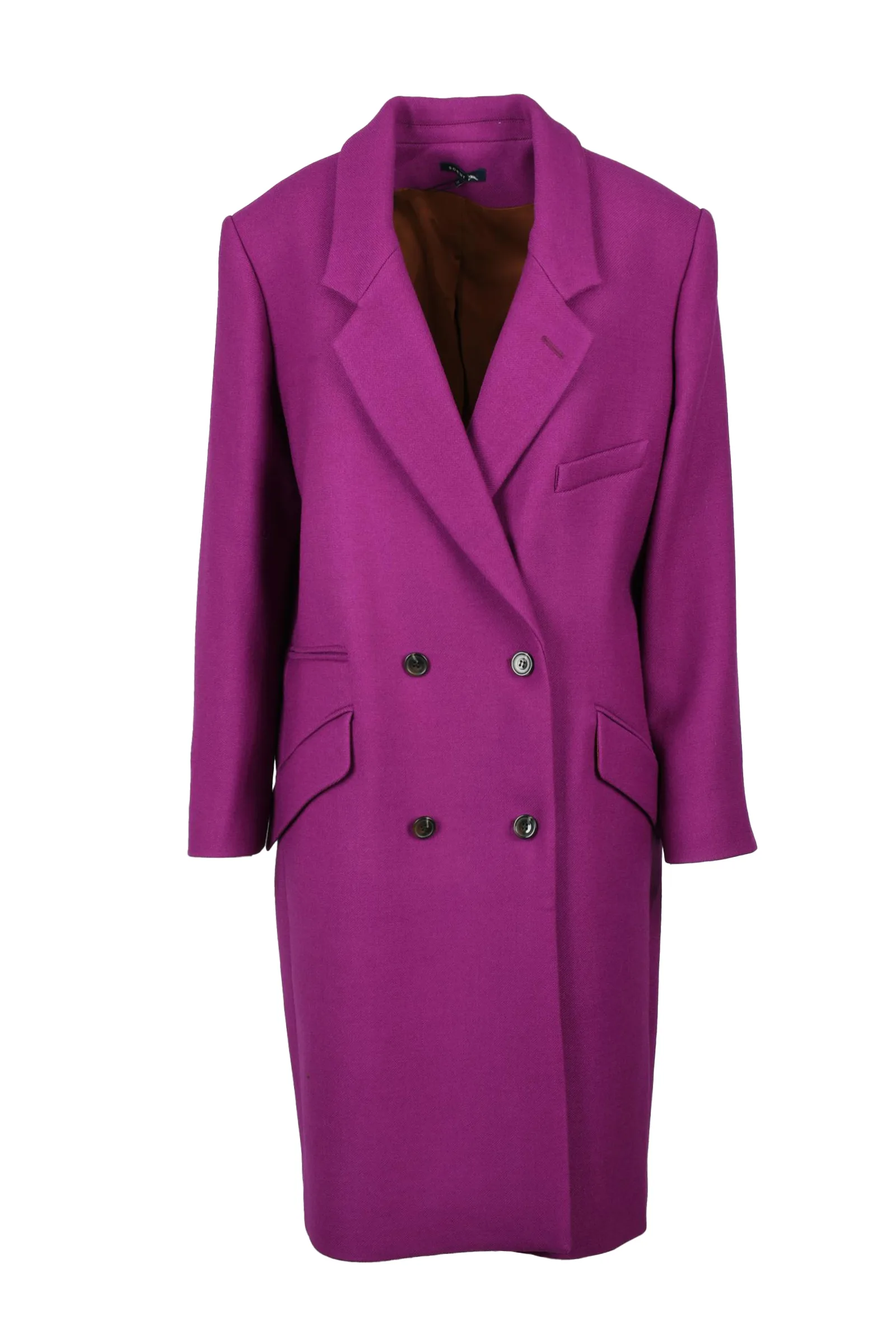 Cappotto in Panno Rosa