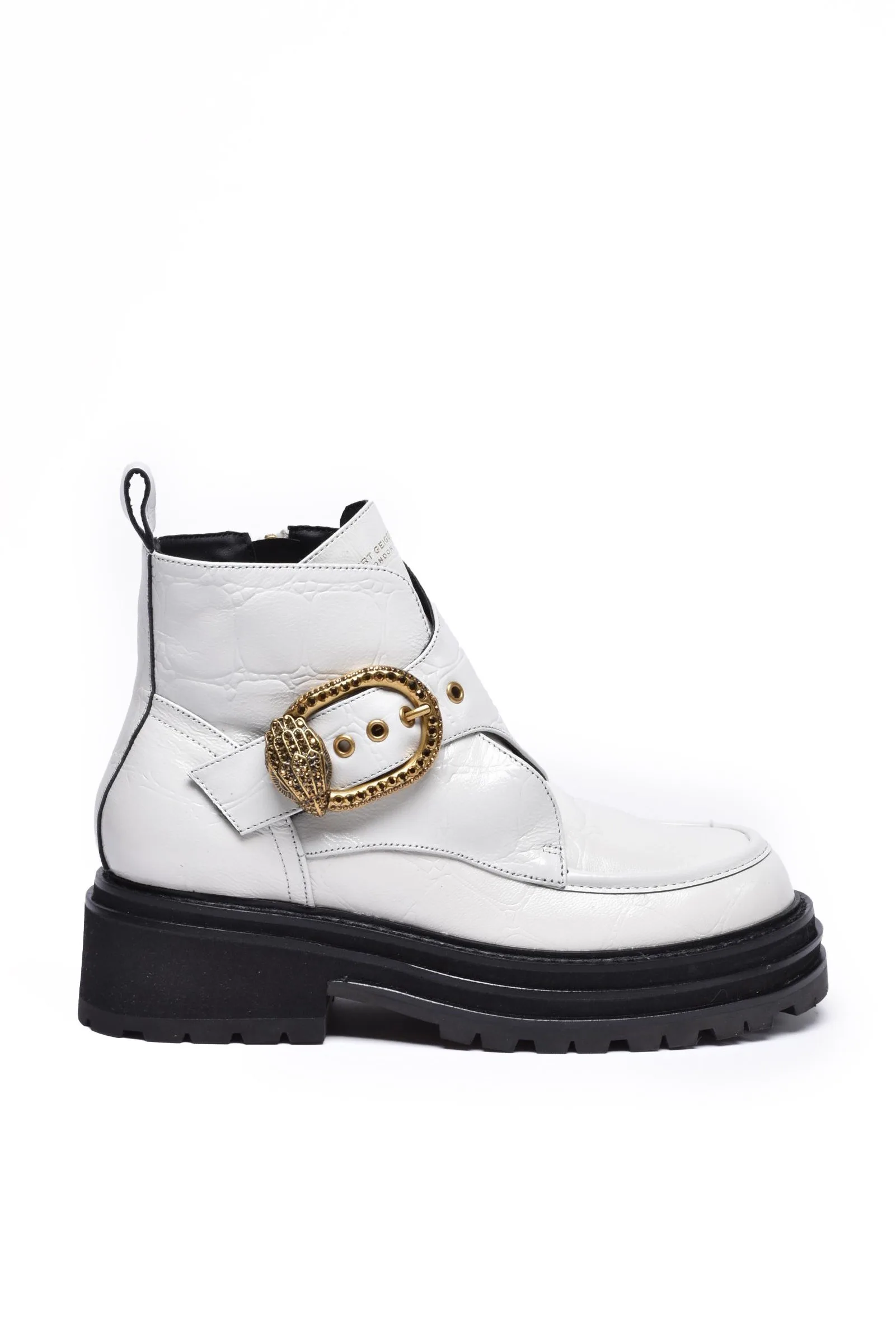 Stivaletto in Vernice Bianco