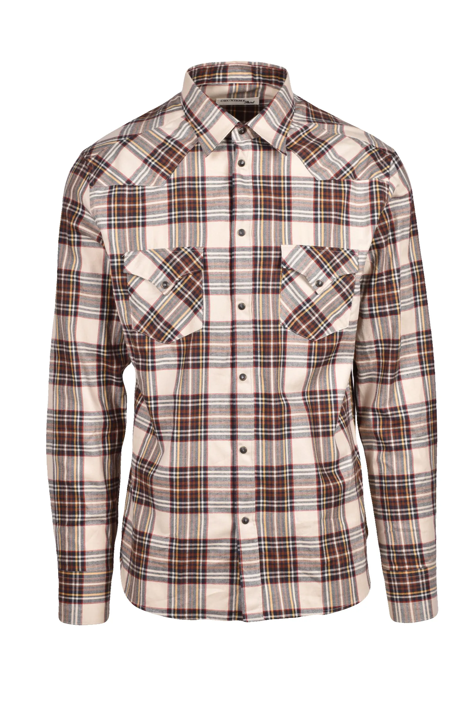 Camicia in Flanella Beige