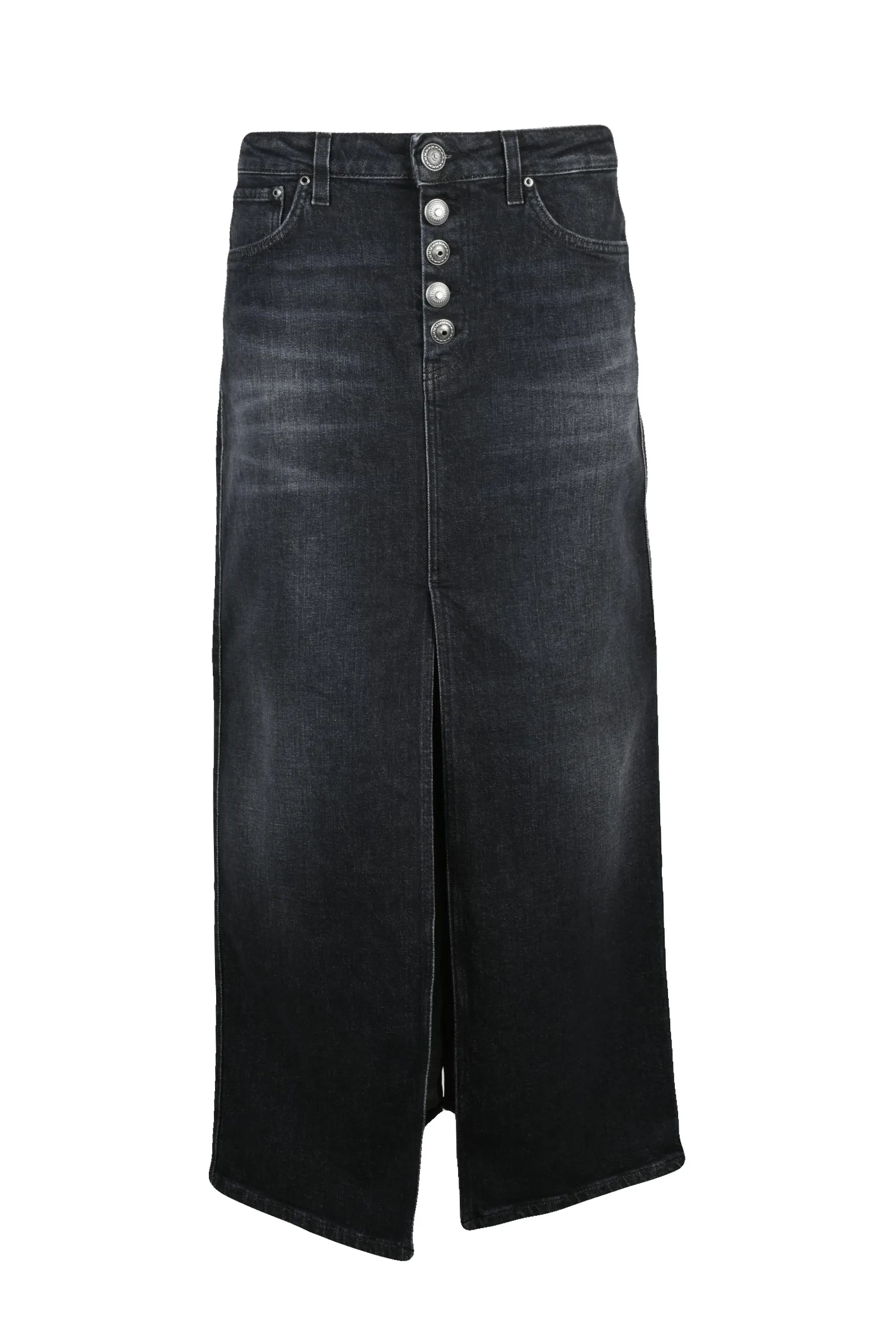 Gonna Lunga Denim Nera