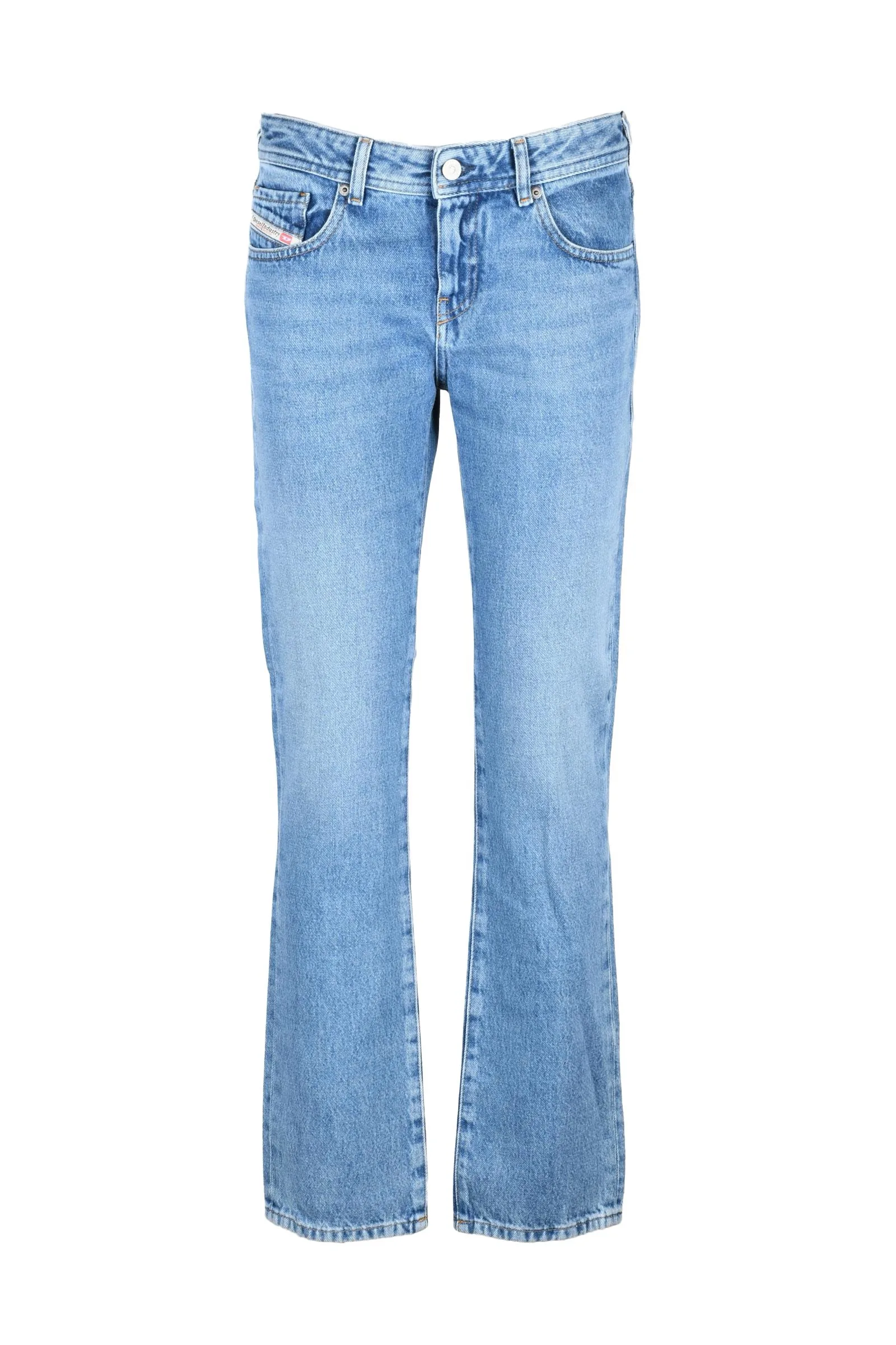 Jeans Straight Leg Azzurro