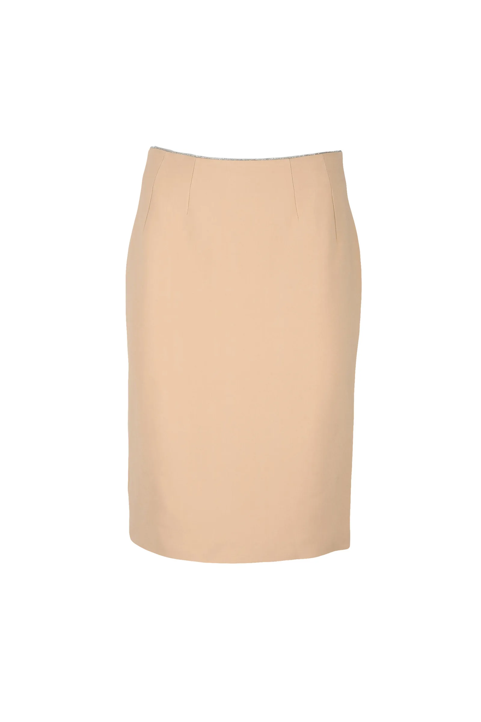 Gonna Longuette Beige