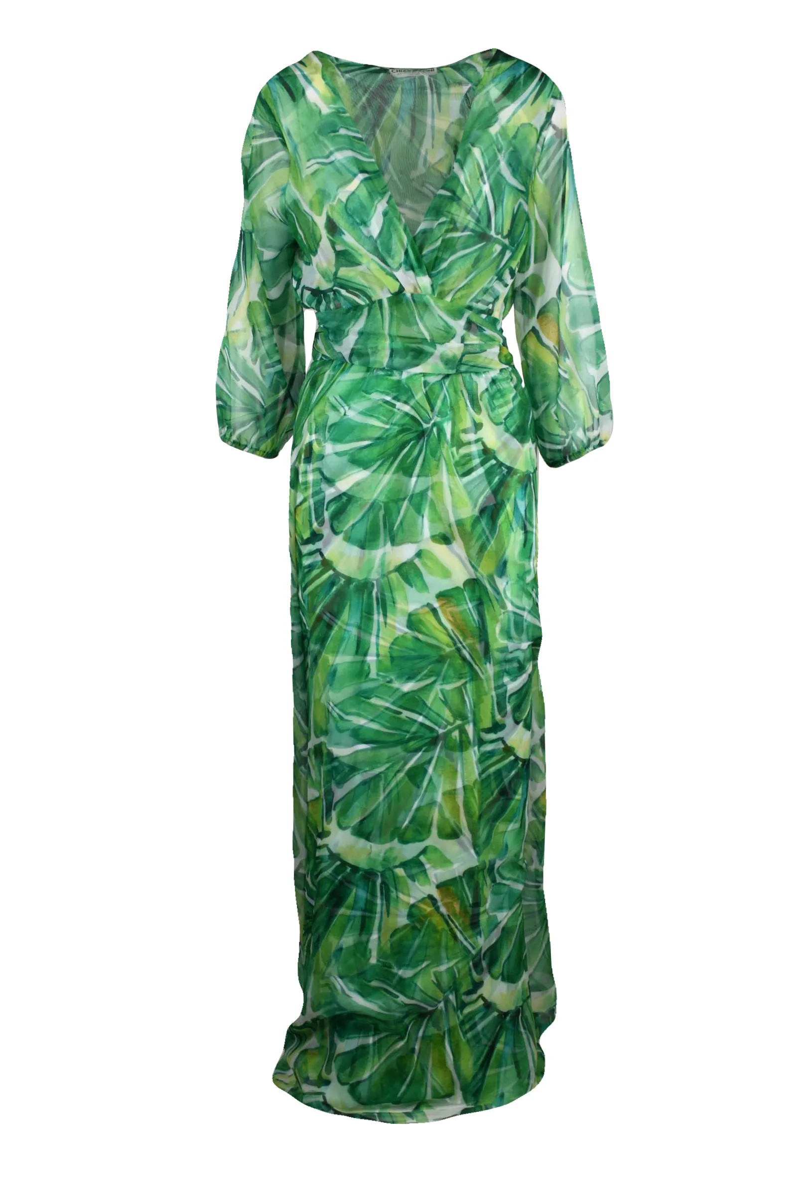 Abito in Chiffon Verde