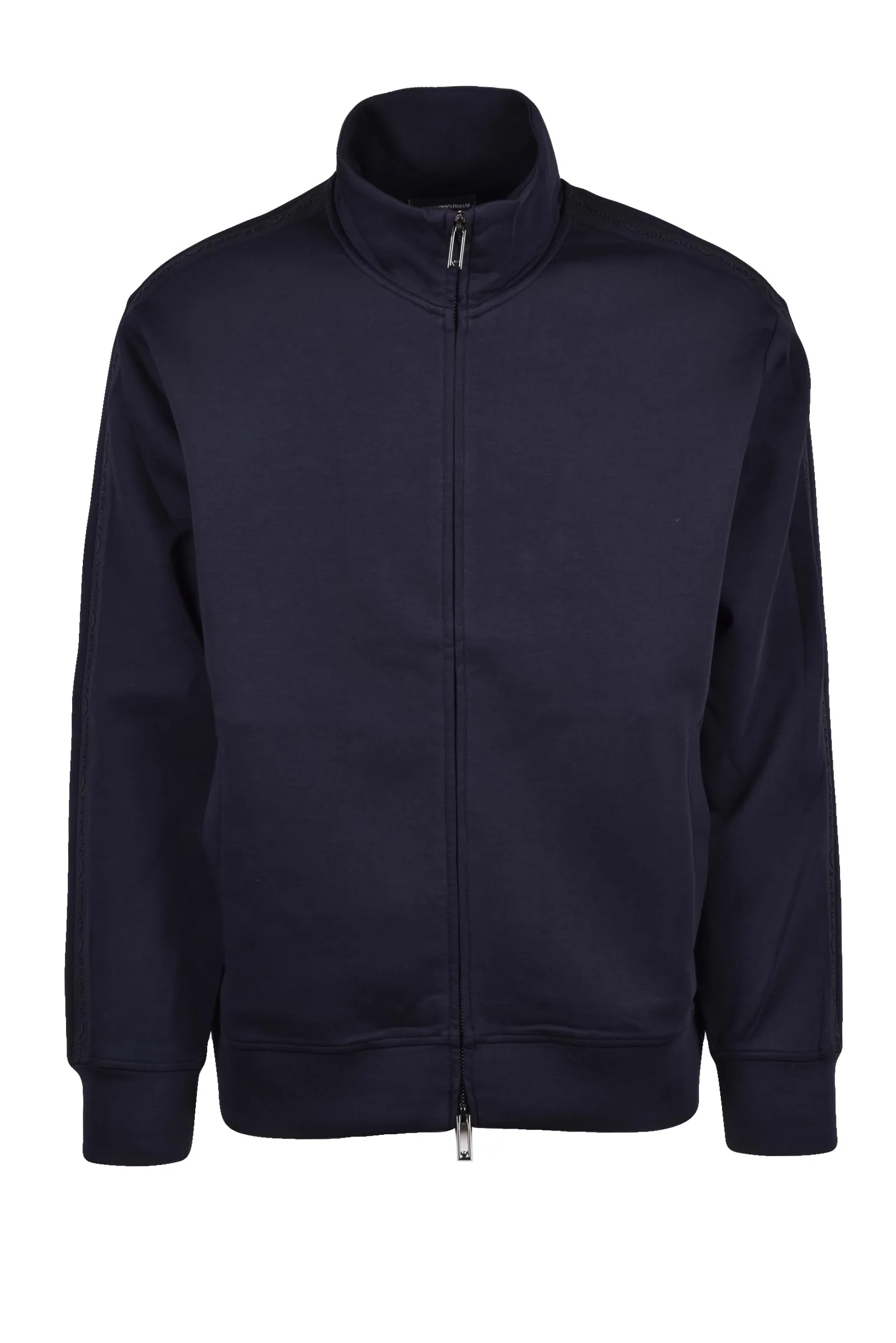 Felpa con Zip Blu