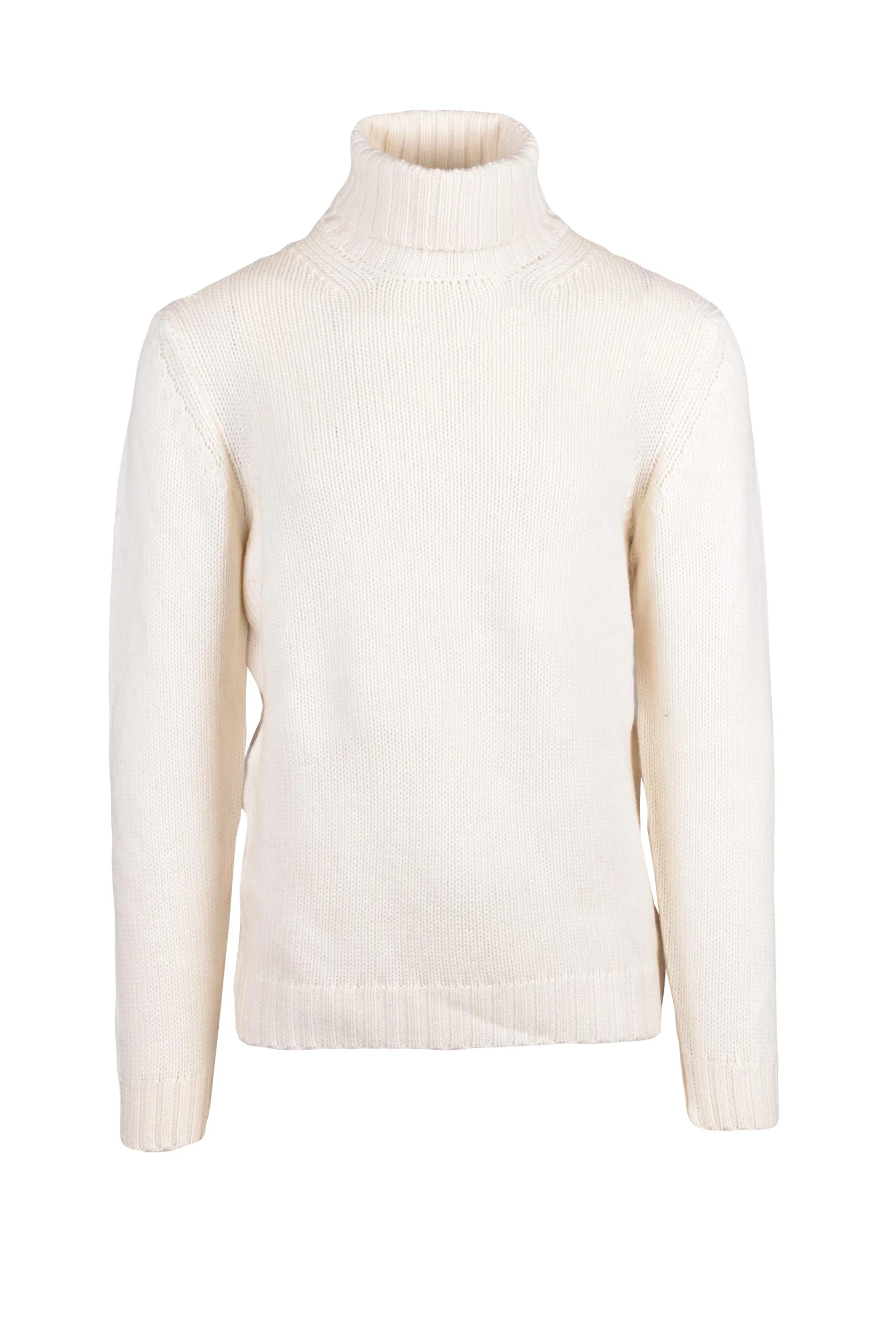 Maglione Collo Alto Bianco