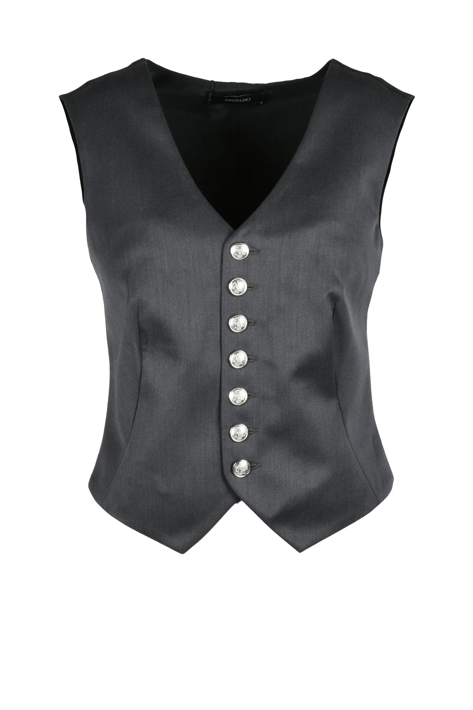 Gilet in Lana Grigio