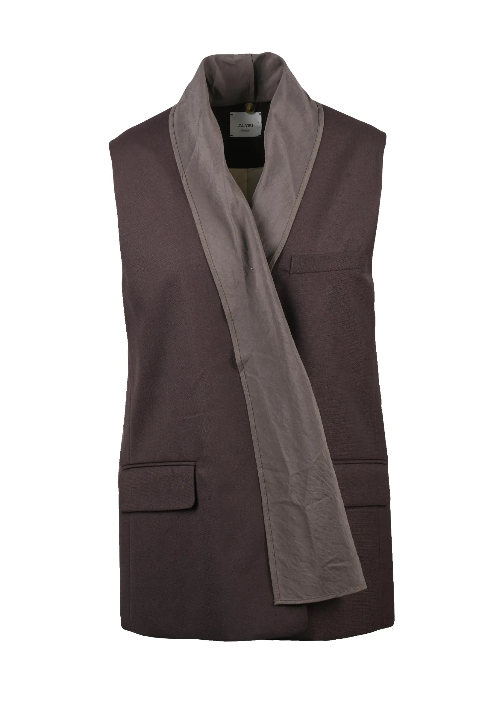 Gilet Marrone