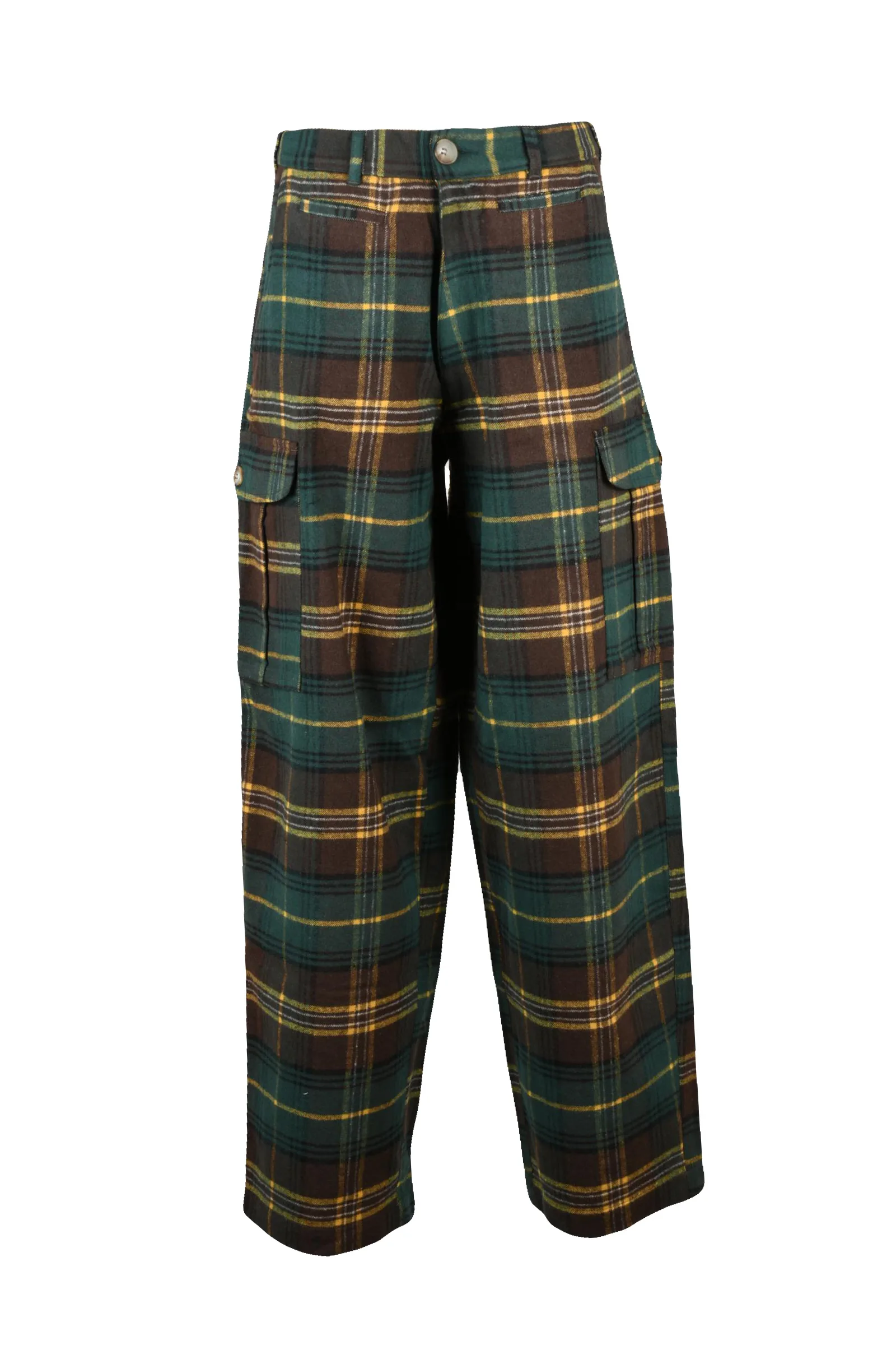 Pantaloni Cargo Verde
